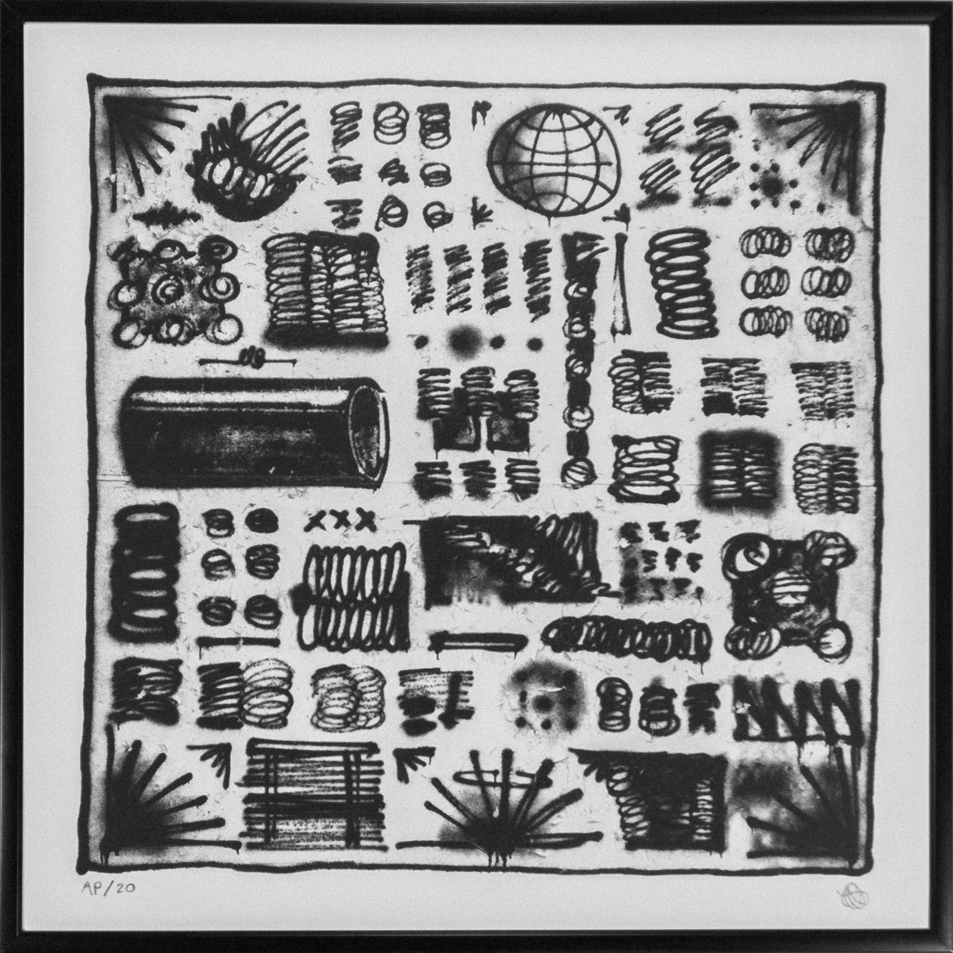 "Á Glámbekk" - 30x30cm - Risograph print - 2018.