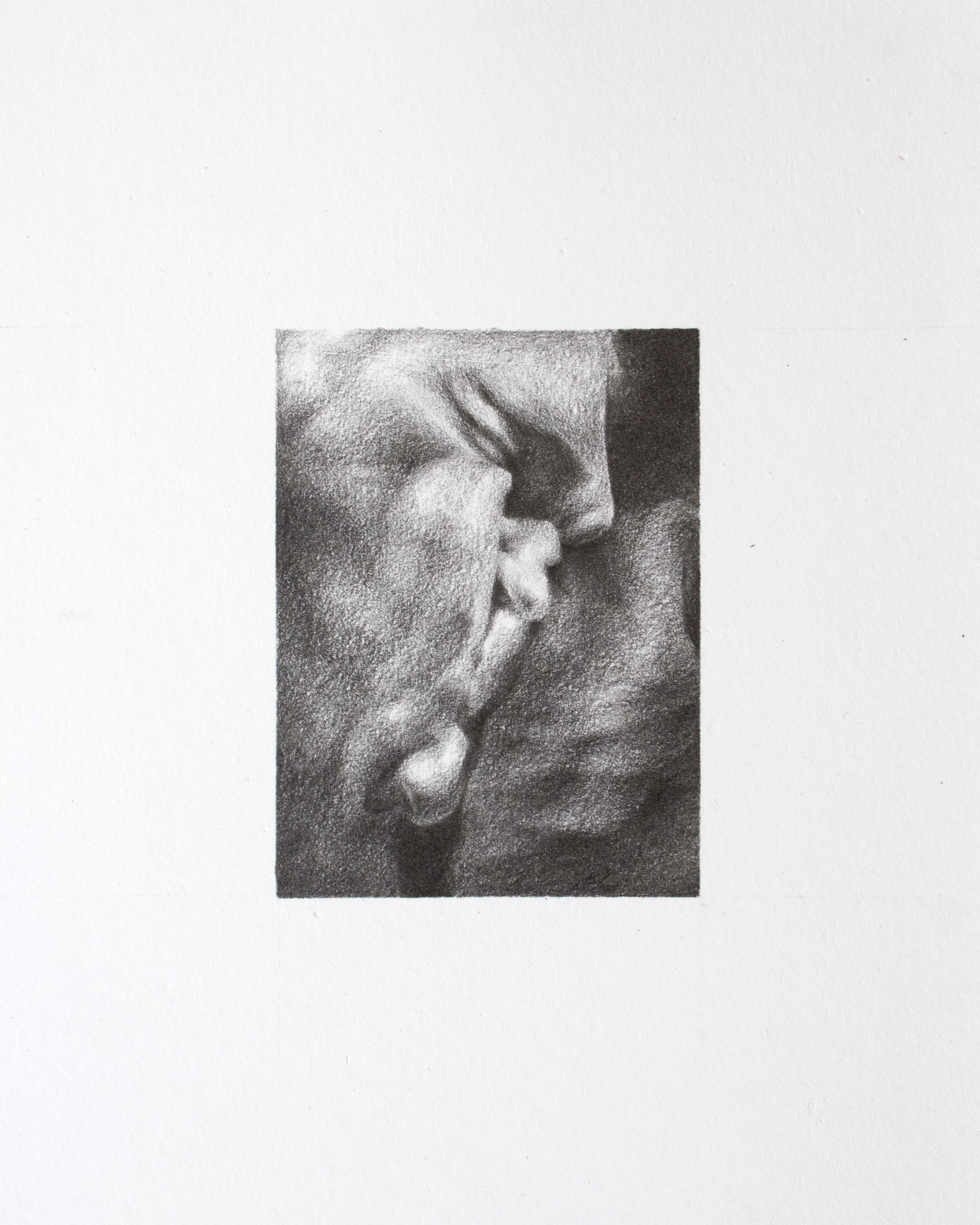 Nov 1992 (2024), pencil on paper, 2x3"