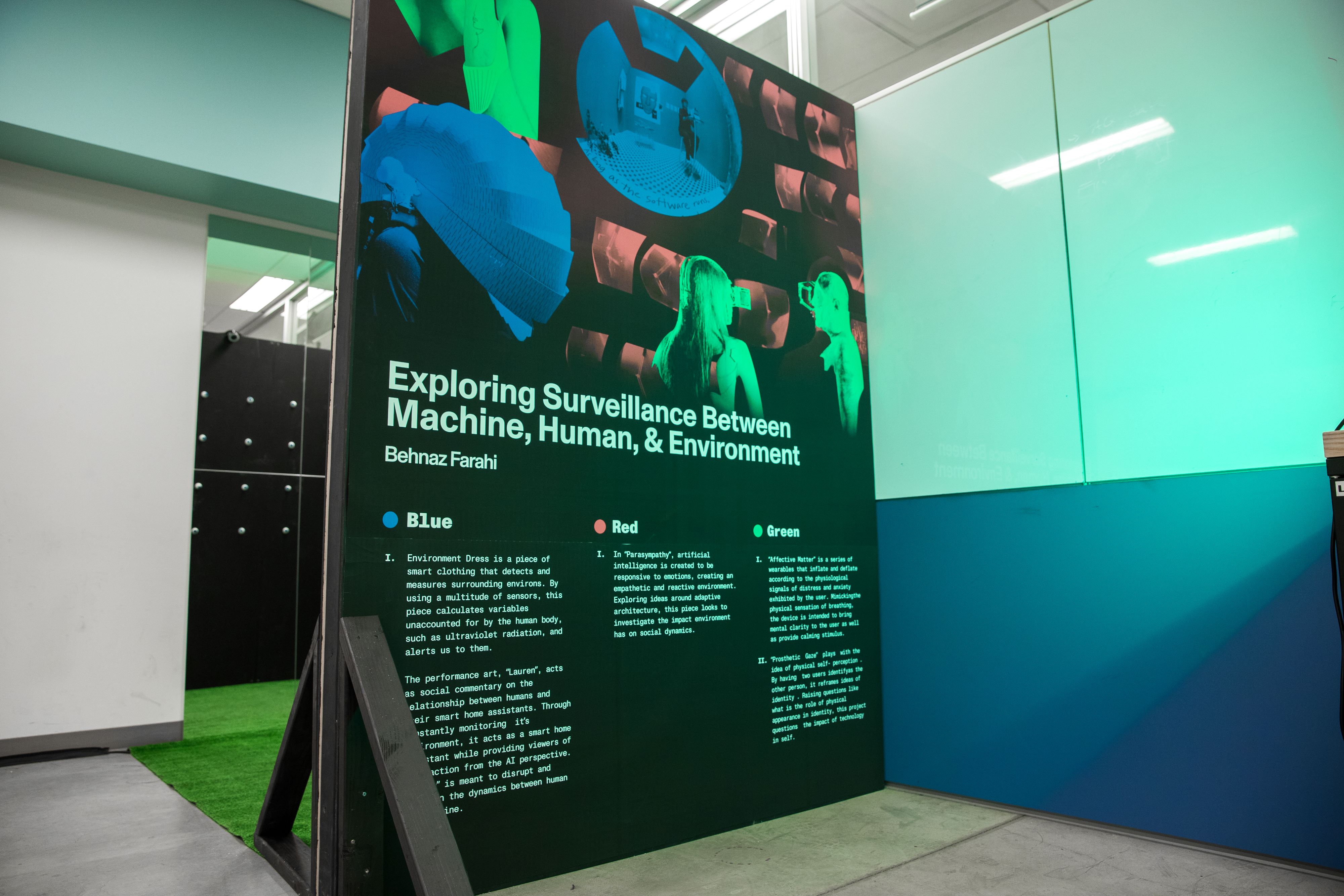 Veiled Observers Exhibition Collage