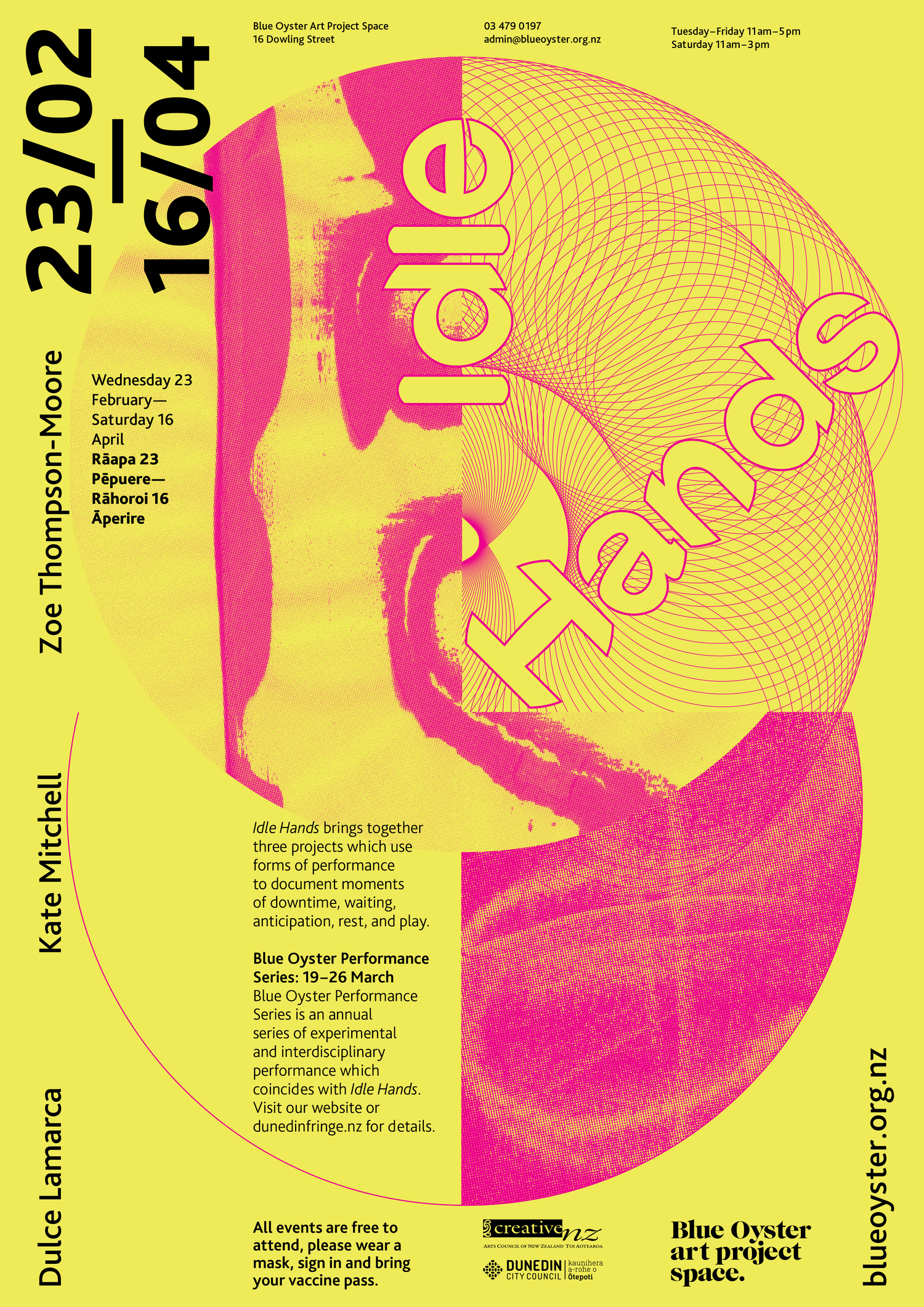 Dulce Lamara, Kate Mitchel, Zoe Thompson-Moore 'Idle Hands'