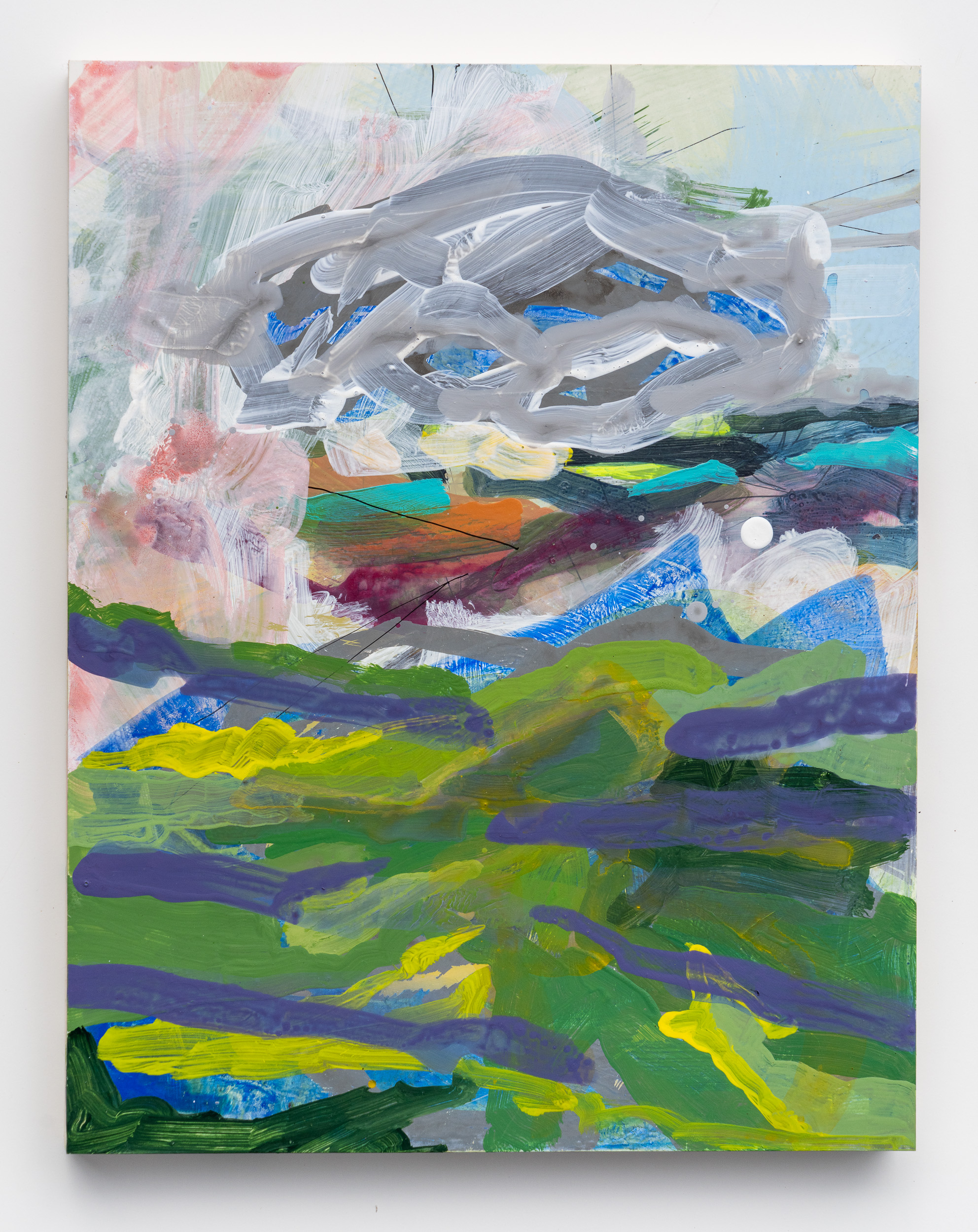 2019-22, acrylic and ink on panel, 14 x 11 inches