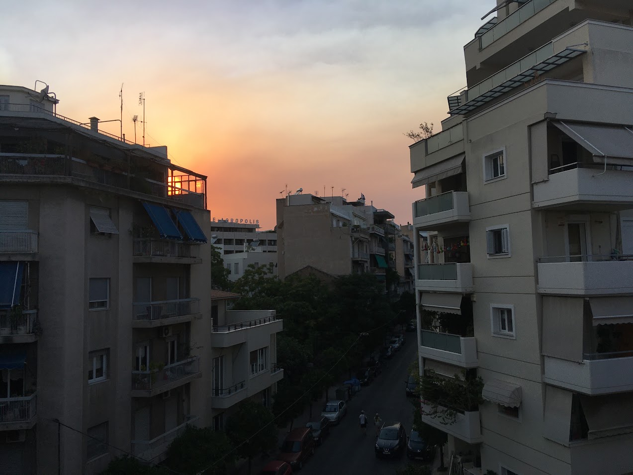 Poly=multi & Katoikia=living. &ldquo;Multi-living.&rdquo; 