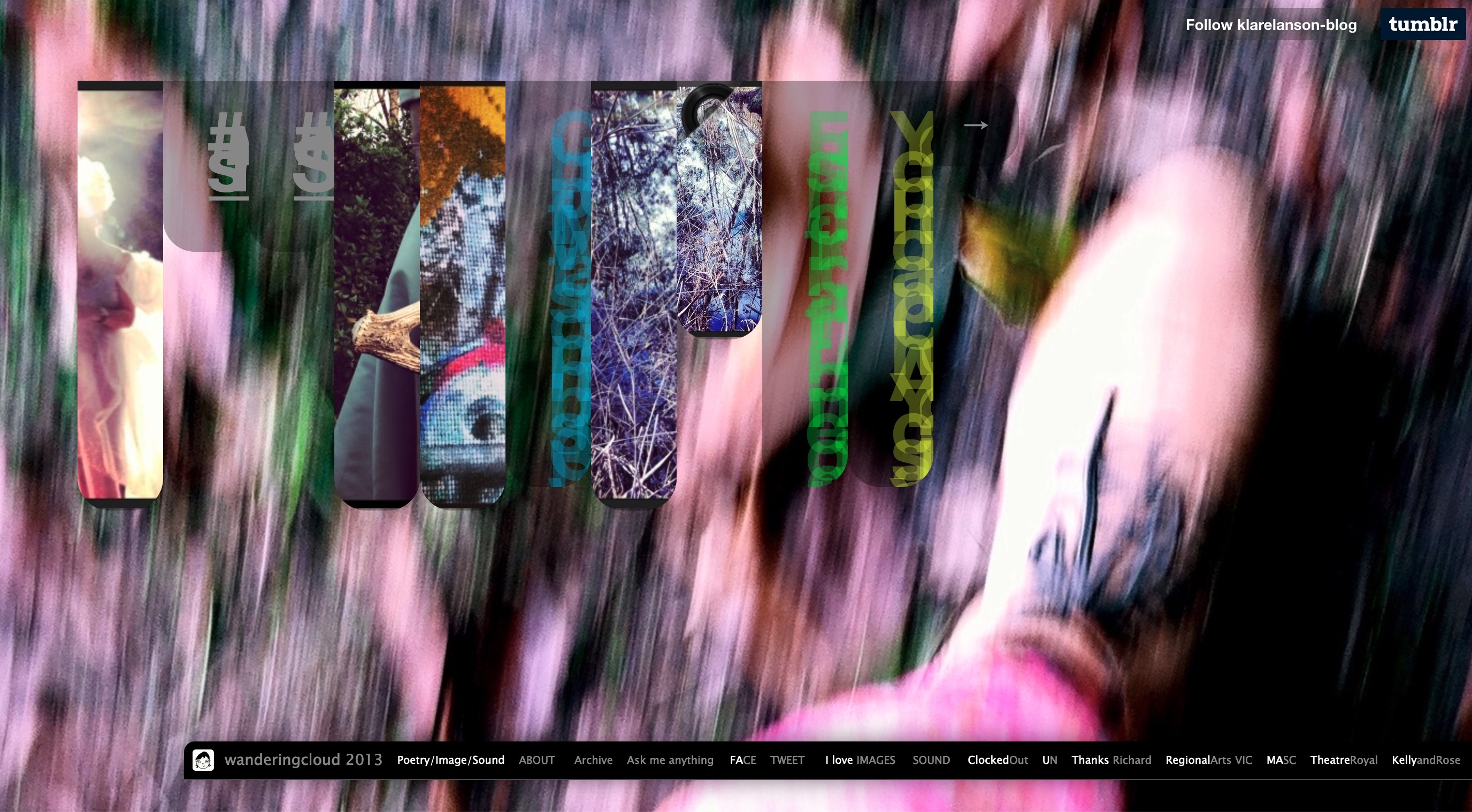 Tumblr data collection site