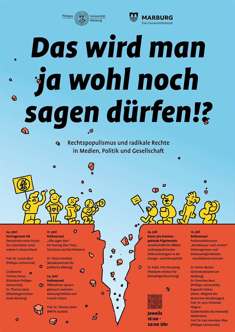 Philipps-Universit&auml;t Marburg &ndash; Plakat