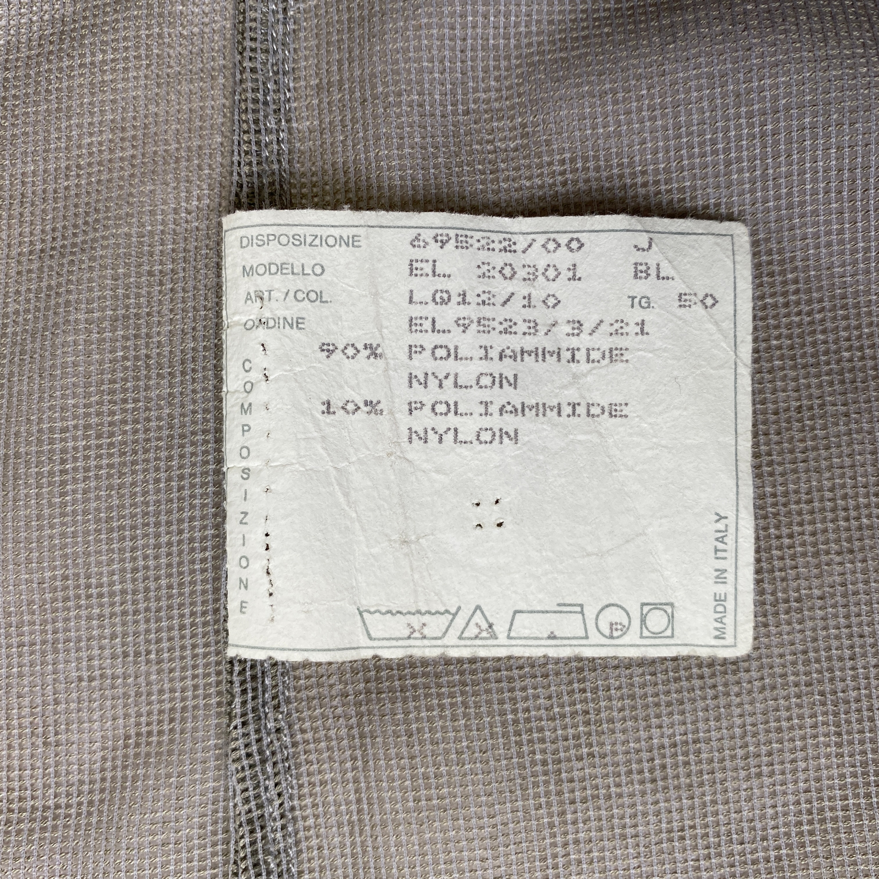 Helmut Lang, S/S 1996 Khaki Green Nylon Mesh Button-up Shirt - La