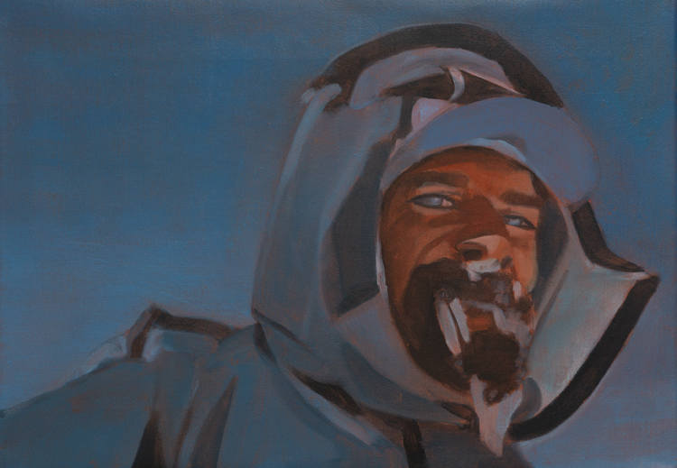 'Stalactite' 2019, Oil on Linen, 36 x 26 cm