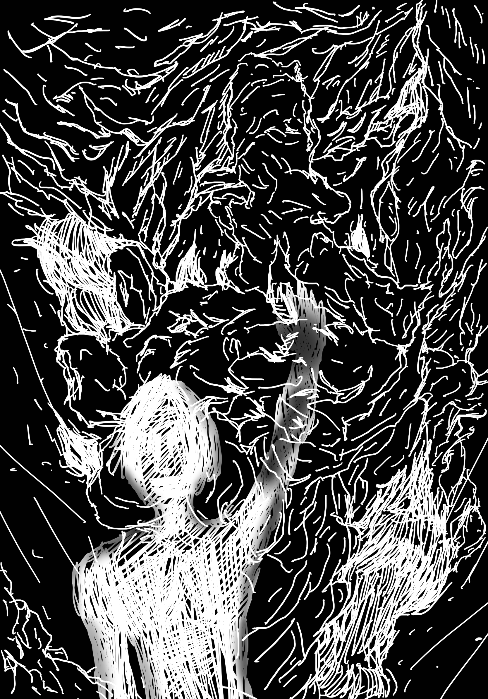 불을 만드는 사람 A Fire-maker_digital drawing_2022