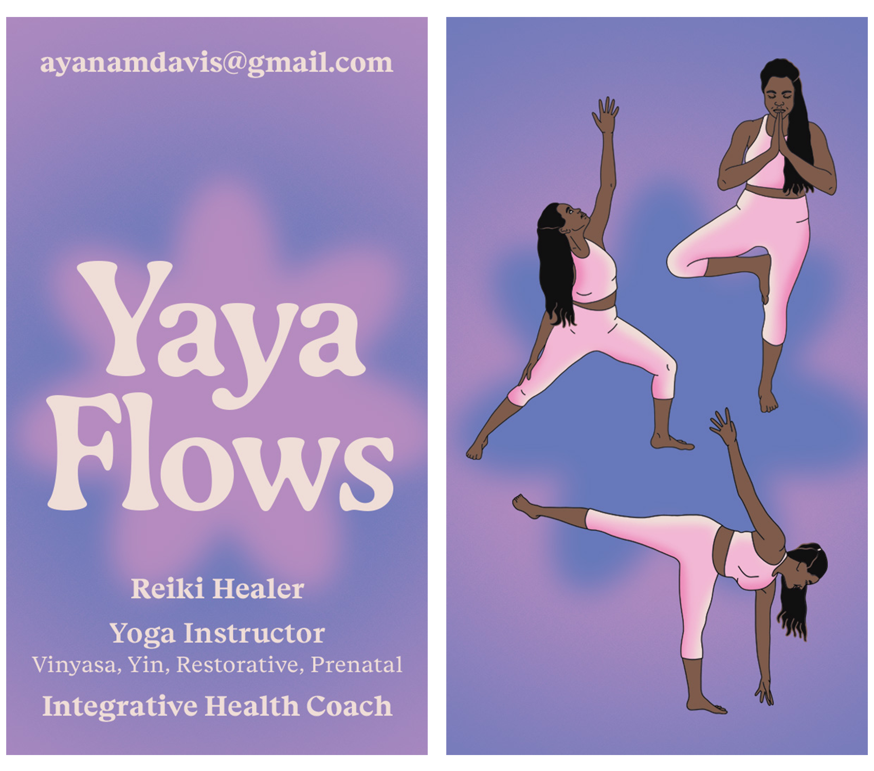 Yaya Flows Business Cards, Paper, 2024