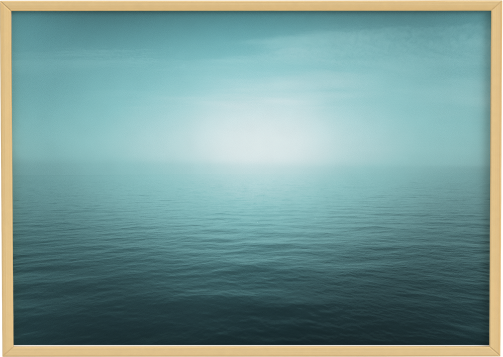 Fotografía impresa paisaje amanecer Mar Mediterráneo