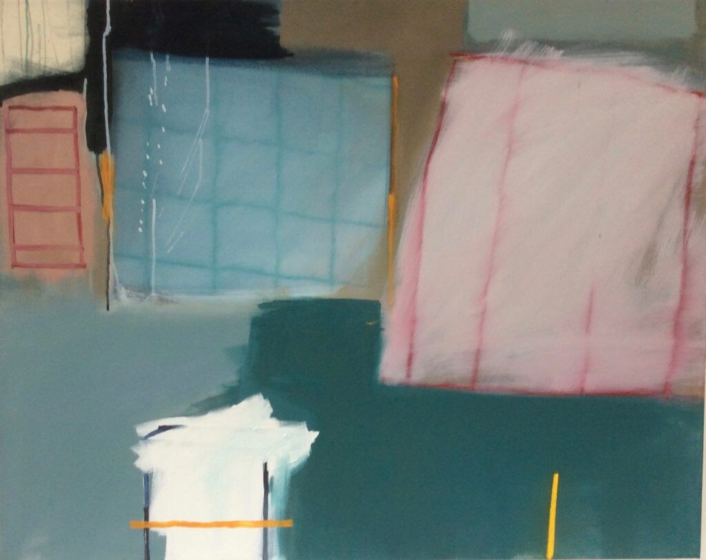 Taken Lightly — 90 x 115 cm Acrylic & Pastel on Canvas (2010)