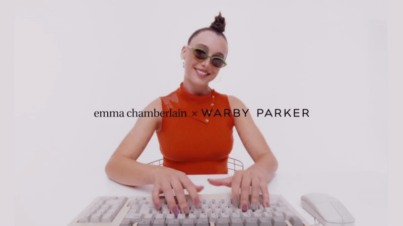 ASSISTANT CAMERAEMMA CHAMBERLAIN x WARBY PARKER