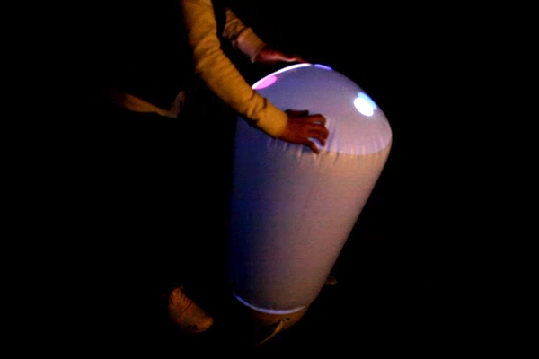 Inflated roly-poly