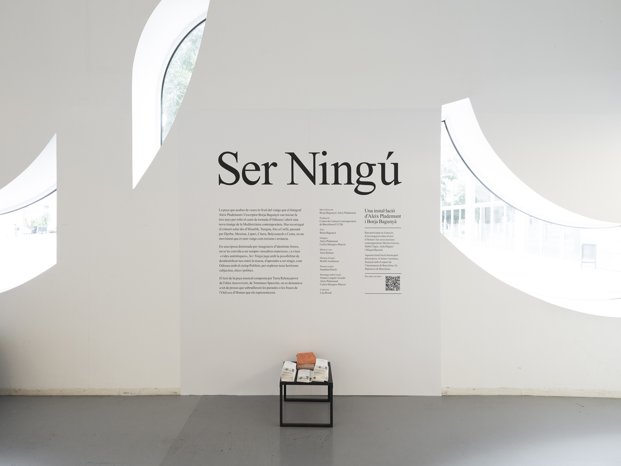 Ser Ningú. CCCB. Centre de Cultura Contemporània de Barcelona. Kosmopolis. 2-10-25