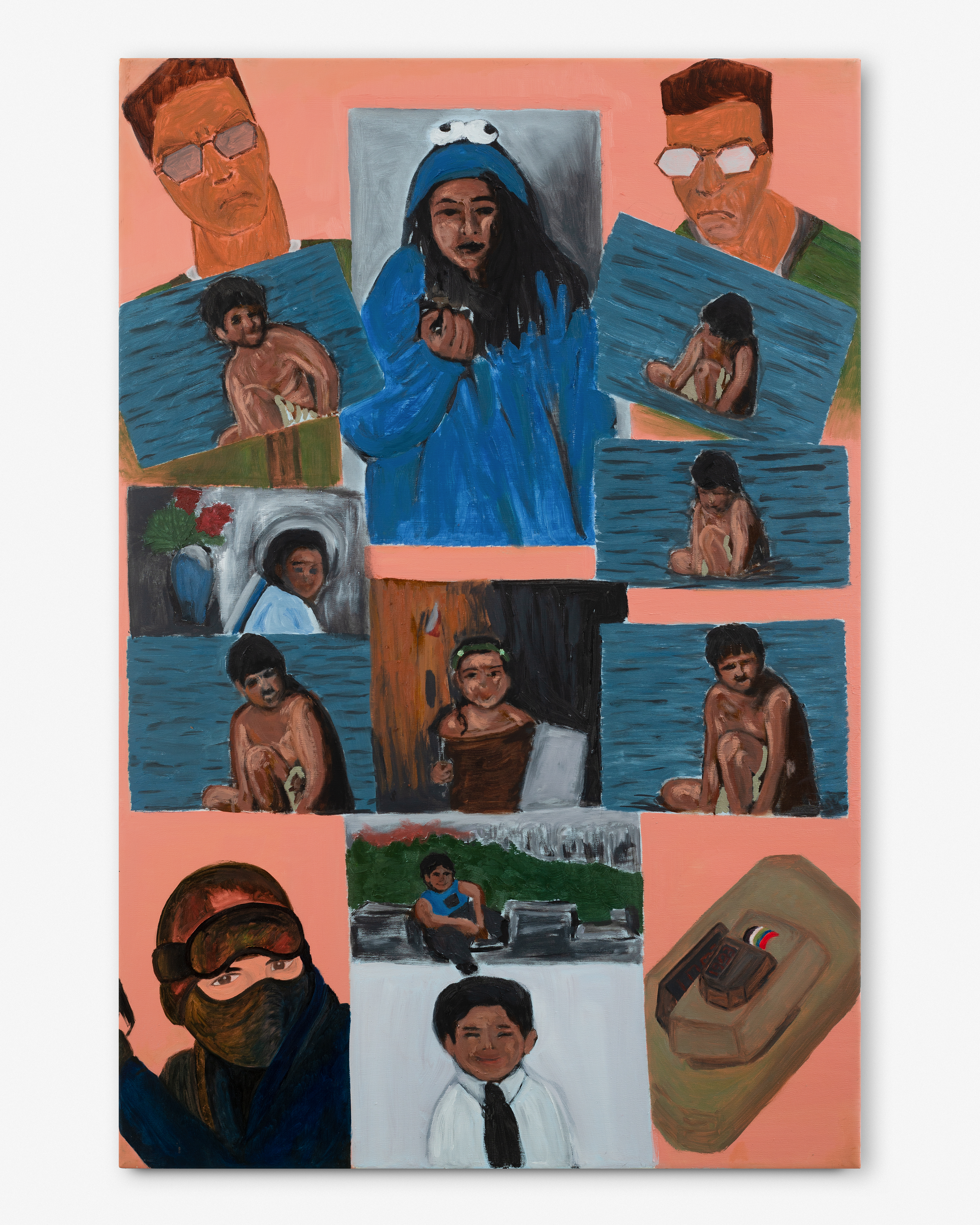 Counter Strike (2020) Serie: Fisionomías / Physiognomy   120x80 cm (47x31 in)  Oil on canvas