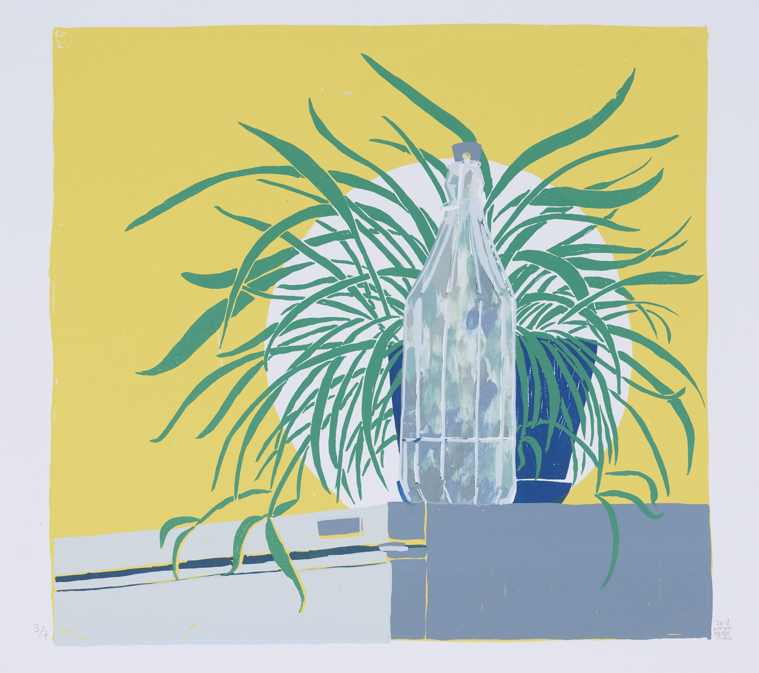 Highs and Lows, 6-colour silkscreen print, 350x 300mm, Edition of 7, 2018