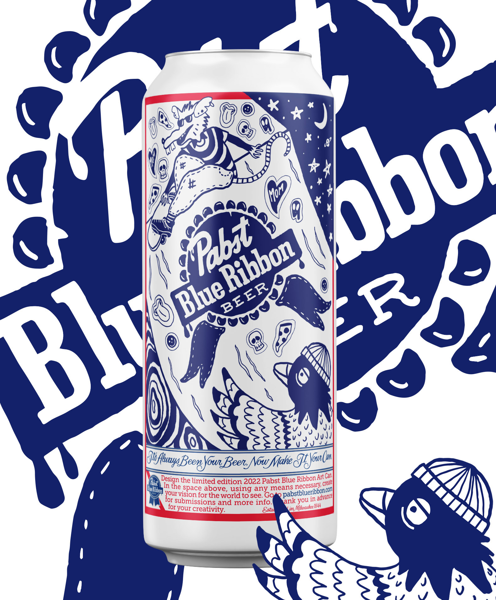 Pabst Blue Ribbon | Beer Packaging