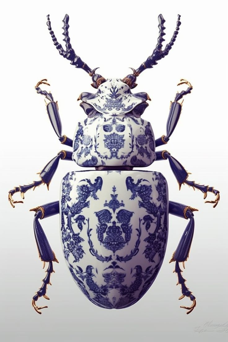 Beetle with azulejo