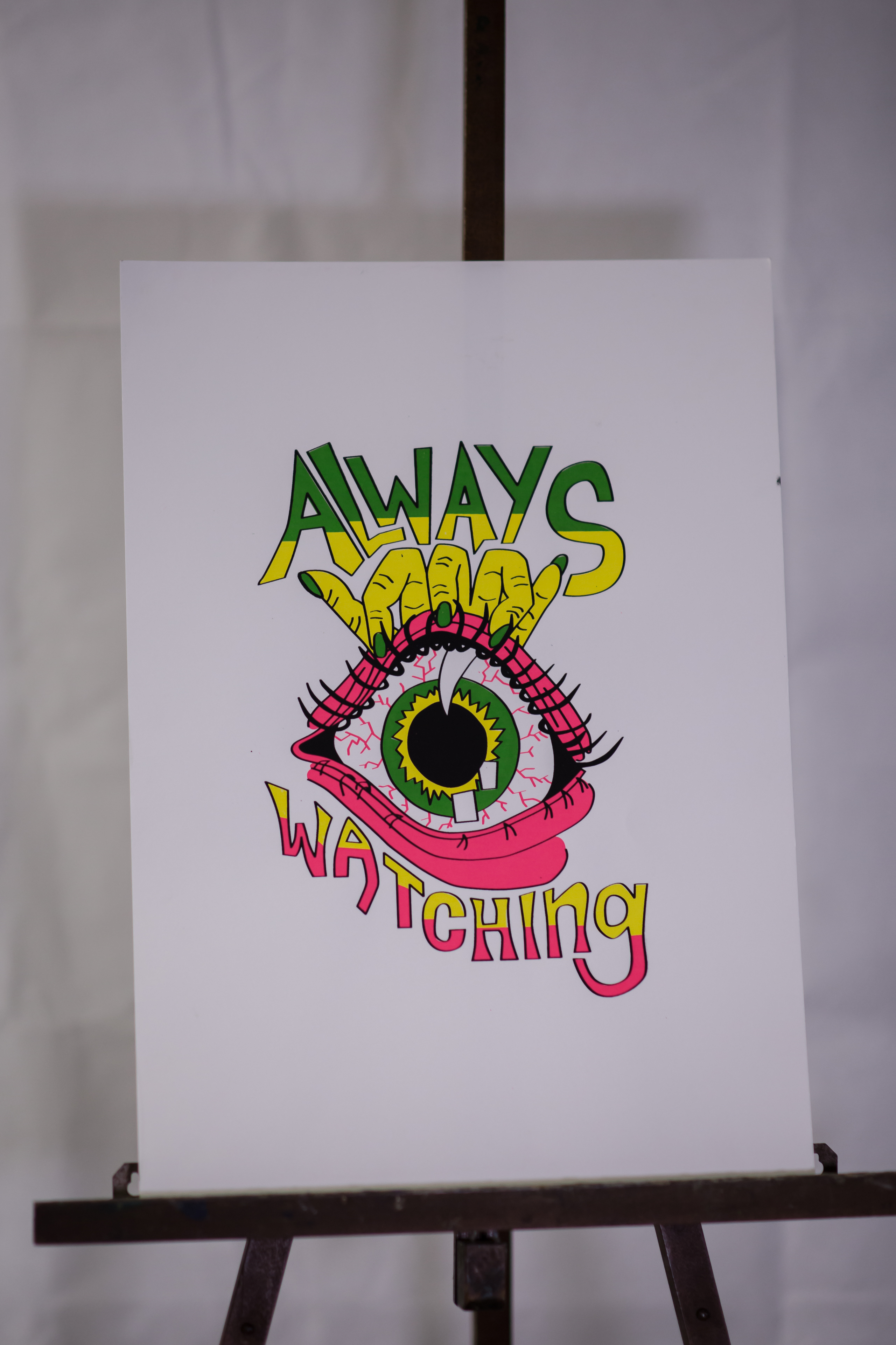 Always Watching 4-layer silkscreen