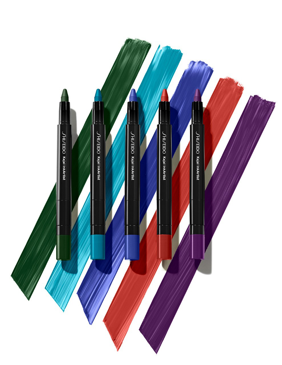 Vibrant colors and pleasing textures created by Texture Stylist Rachel Haas for Shiseido