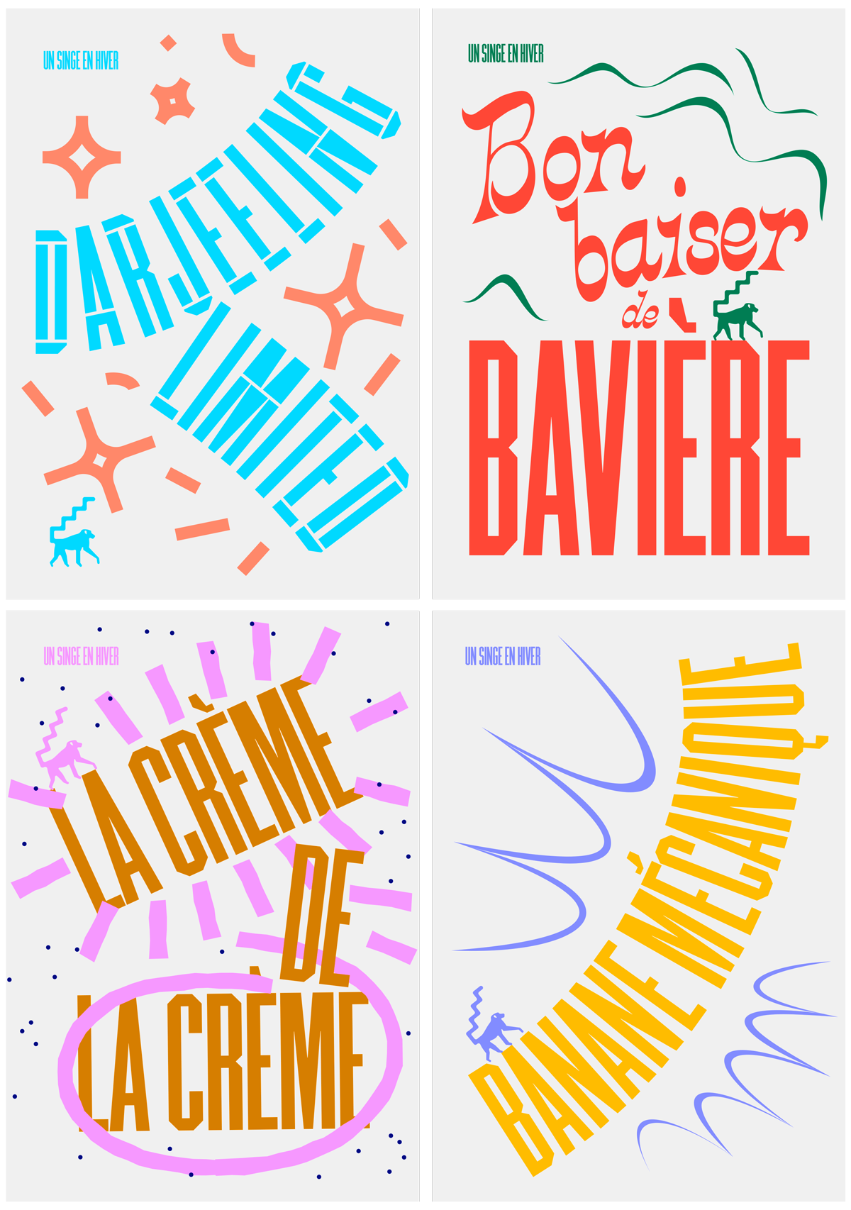 Un Singe En Hiver--Beer Brewer Identity