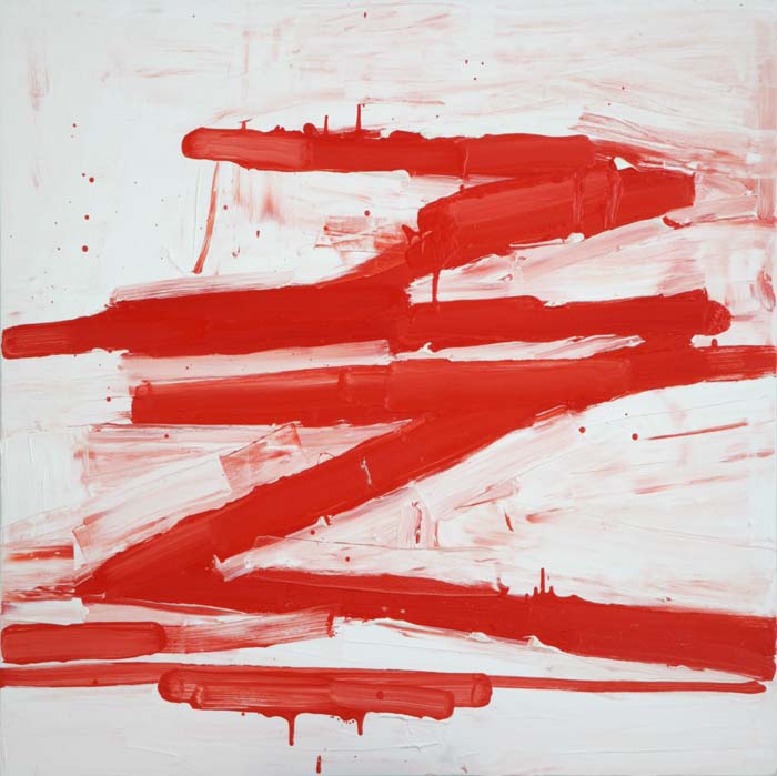 Waiting For Lightning To Strike 1, 2012, oil on canvas, 36x36in