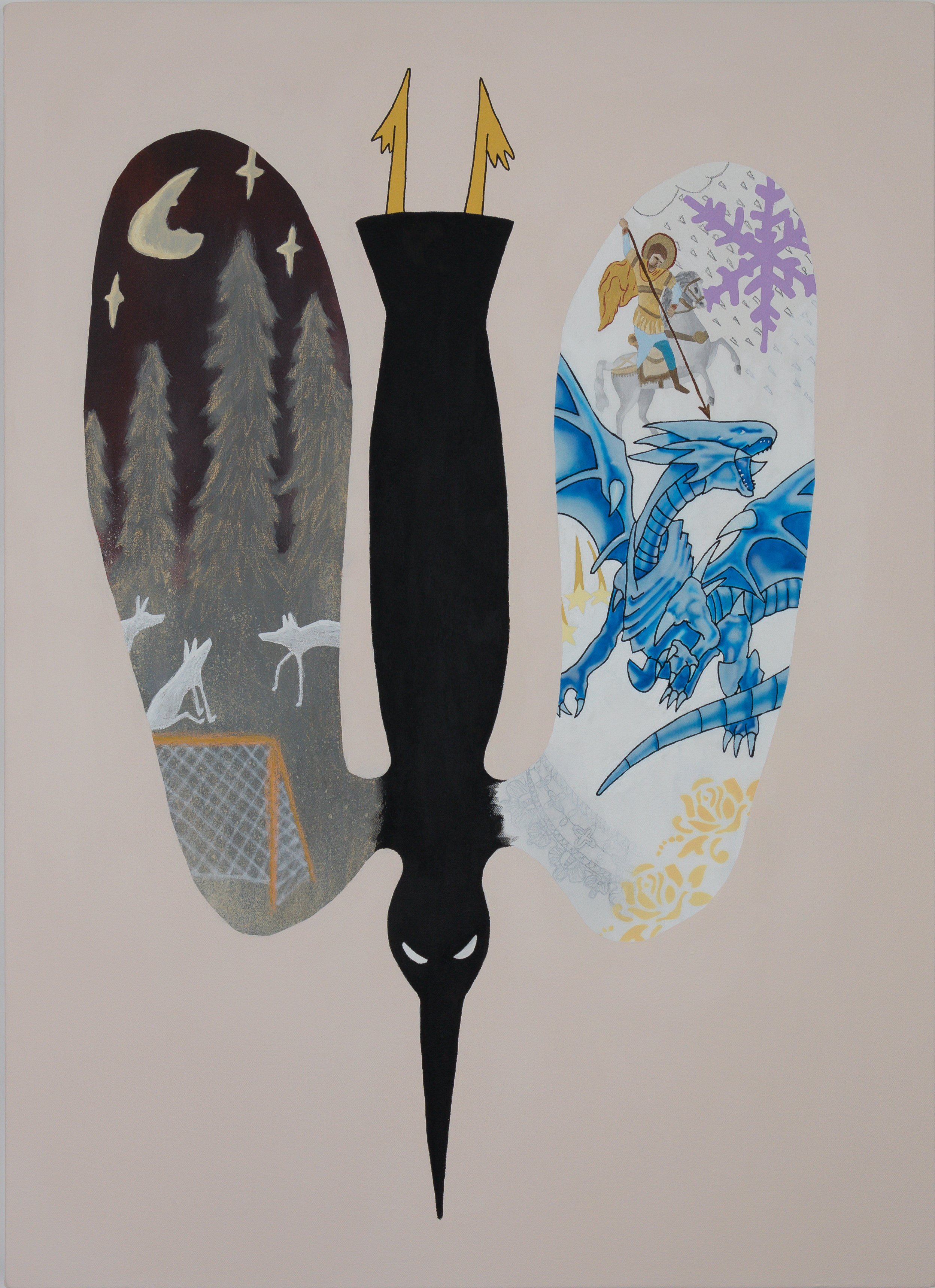 Angel No 5 // Mixed Media on Canvas // 60x82cm // 2022