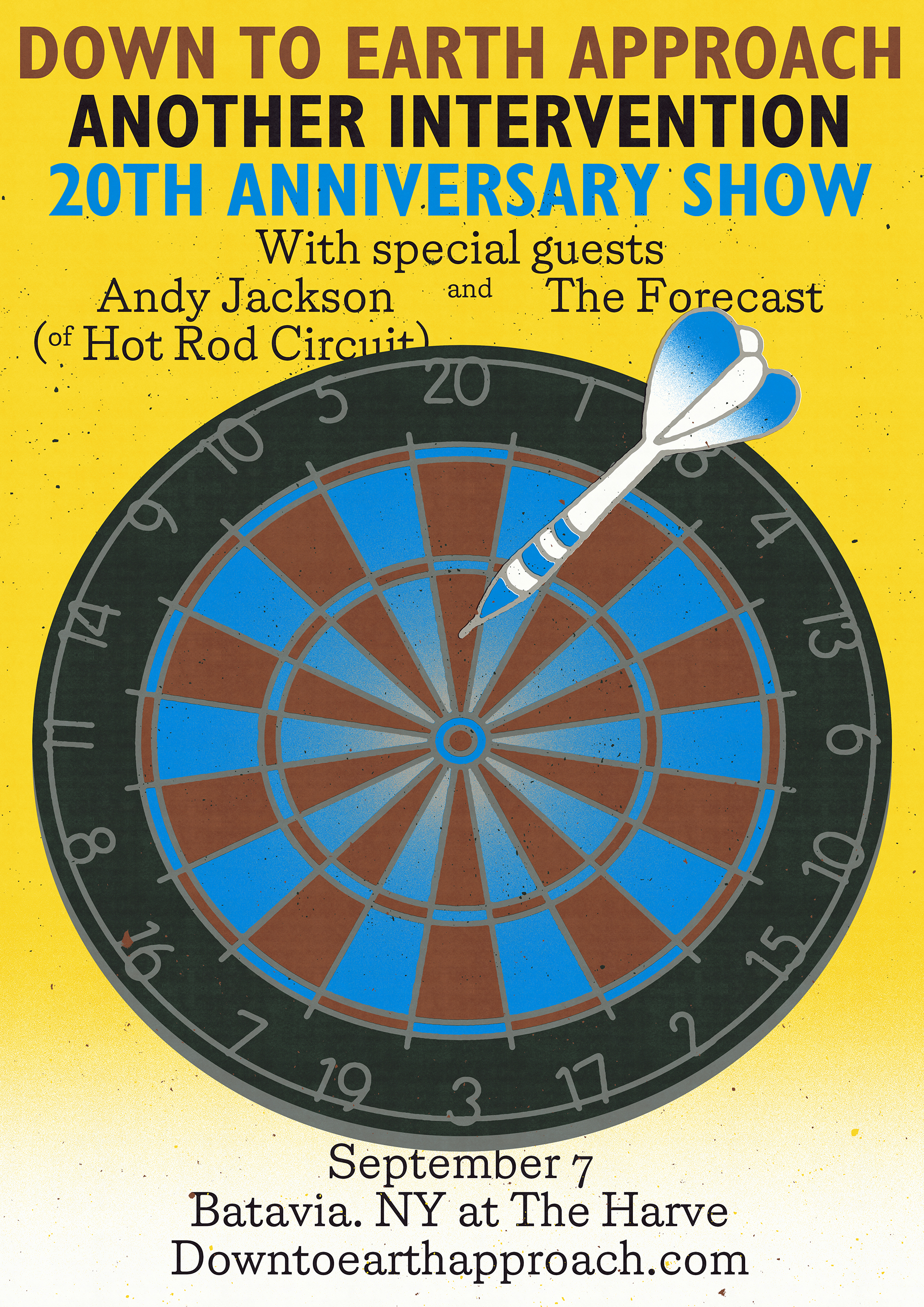 Poster design for DtEA 20th Anniversary Show