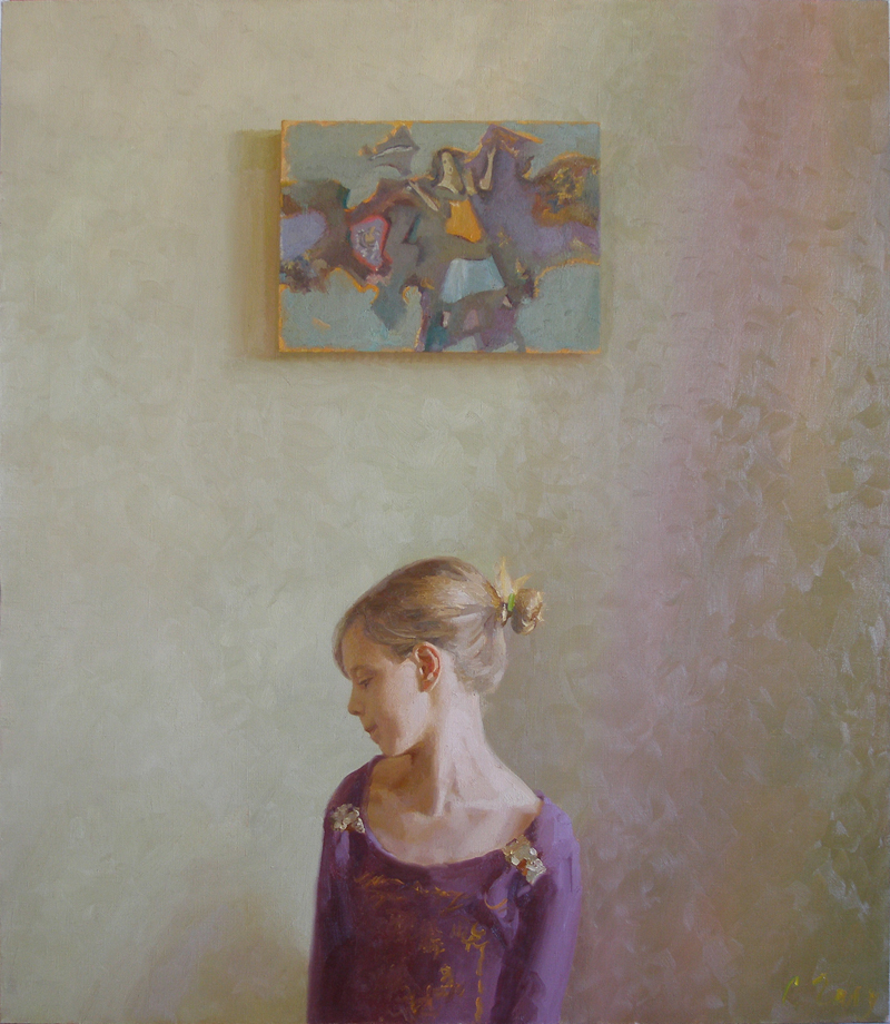 "Father's work", 2010, oil on canvas, 115 × 100 cm
