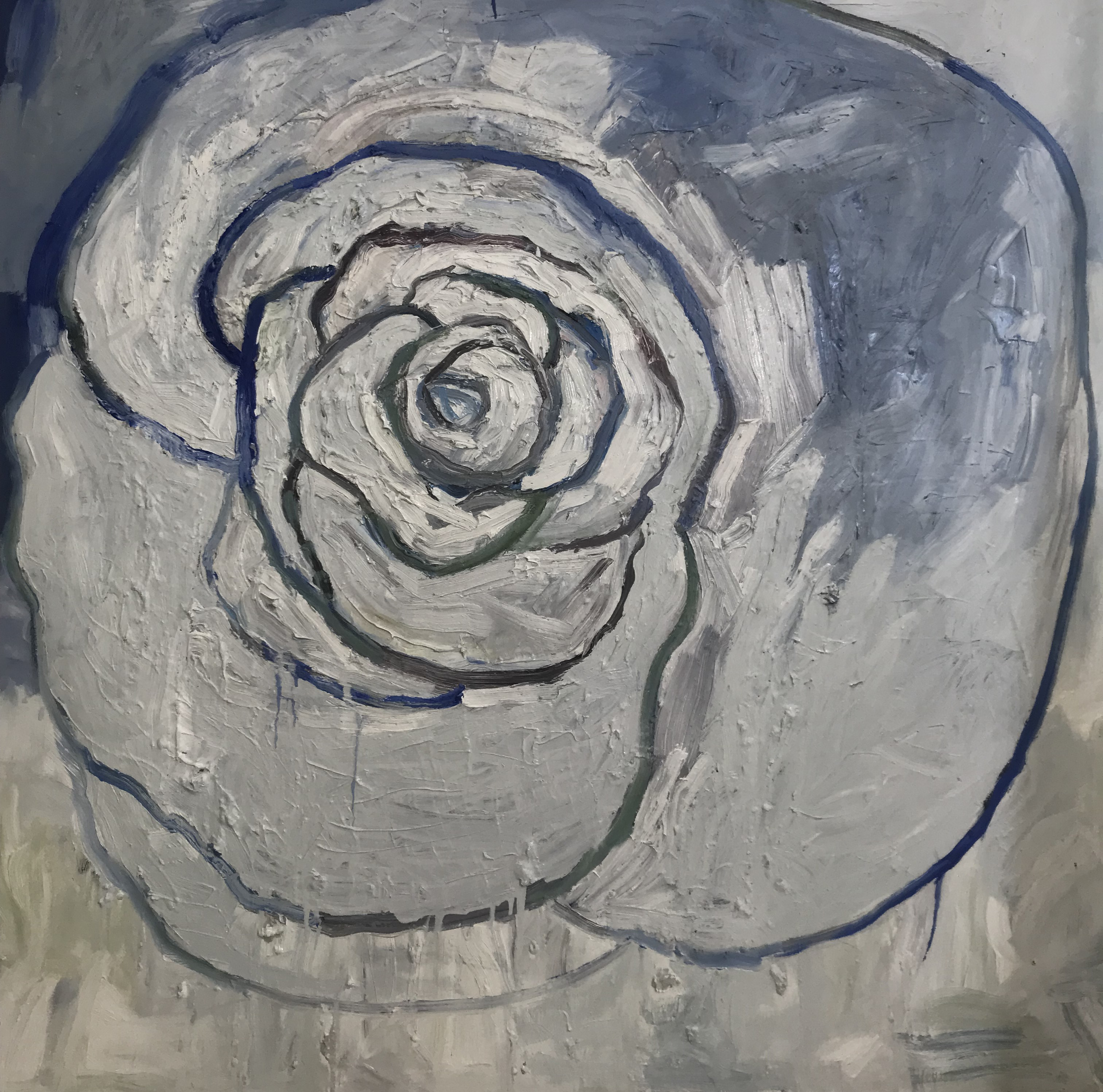 A Kind of Dawn, 2021, Oil on canvas, 48"x48"in