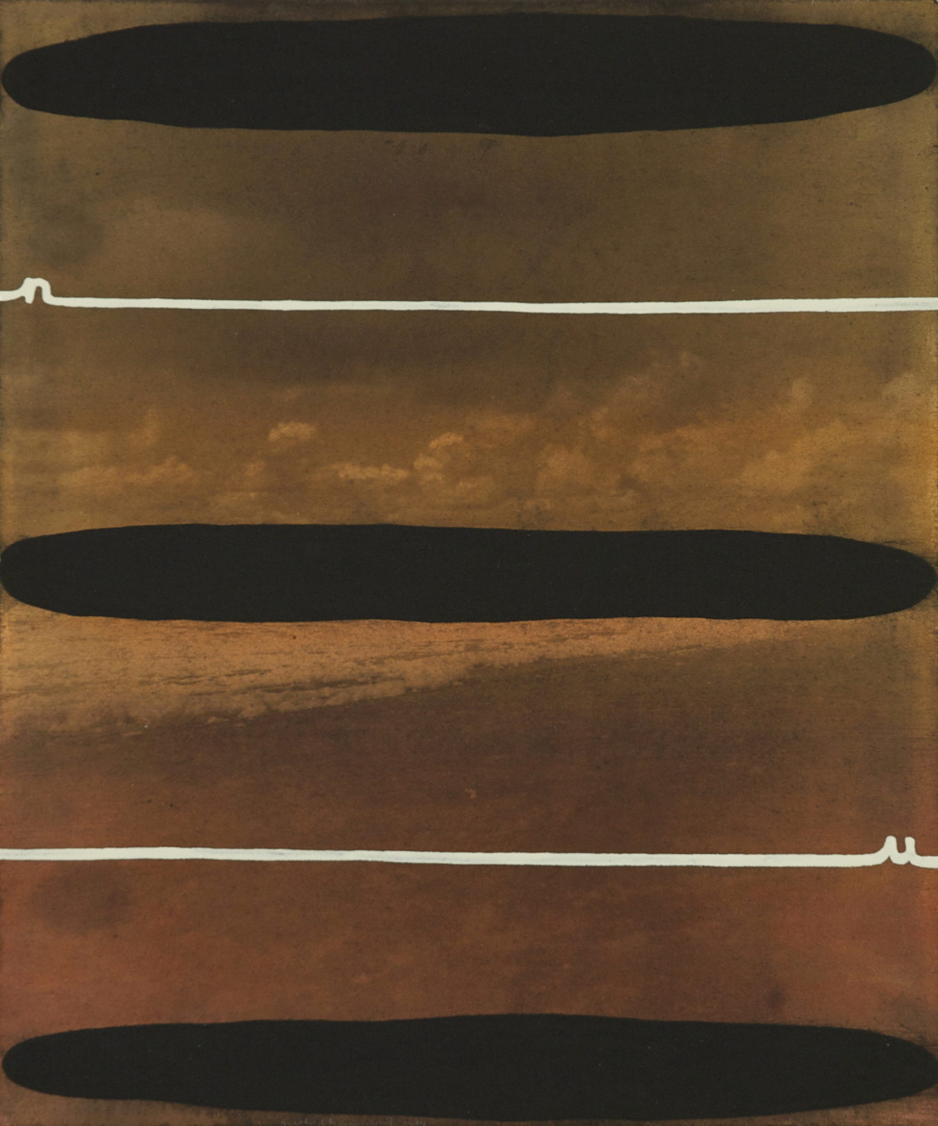 Untitled 2014, kallitype, acrylic and alkyd on paper, 30 x 25 cm, private collection