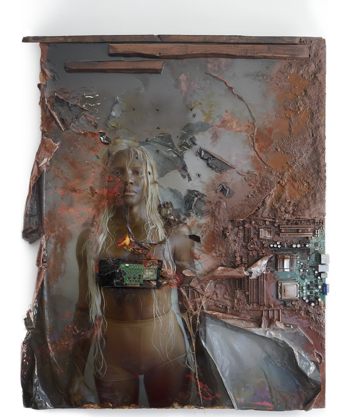 TITRE  Mabele, Le cri du Téton 100x75cm | photo contrecollée, structure hybride sur dibond ︎LIMITED EDITION | SOLD |