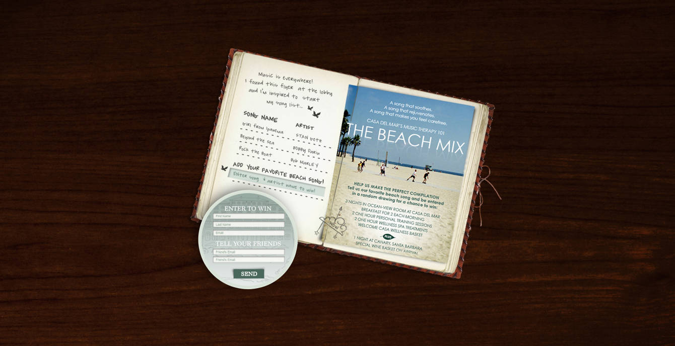 Hotel Casa Del Mar, Microsite, Design