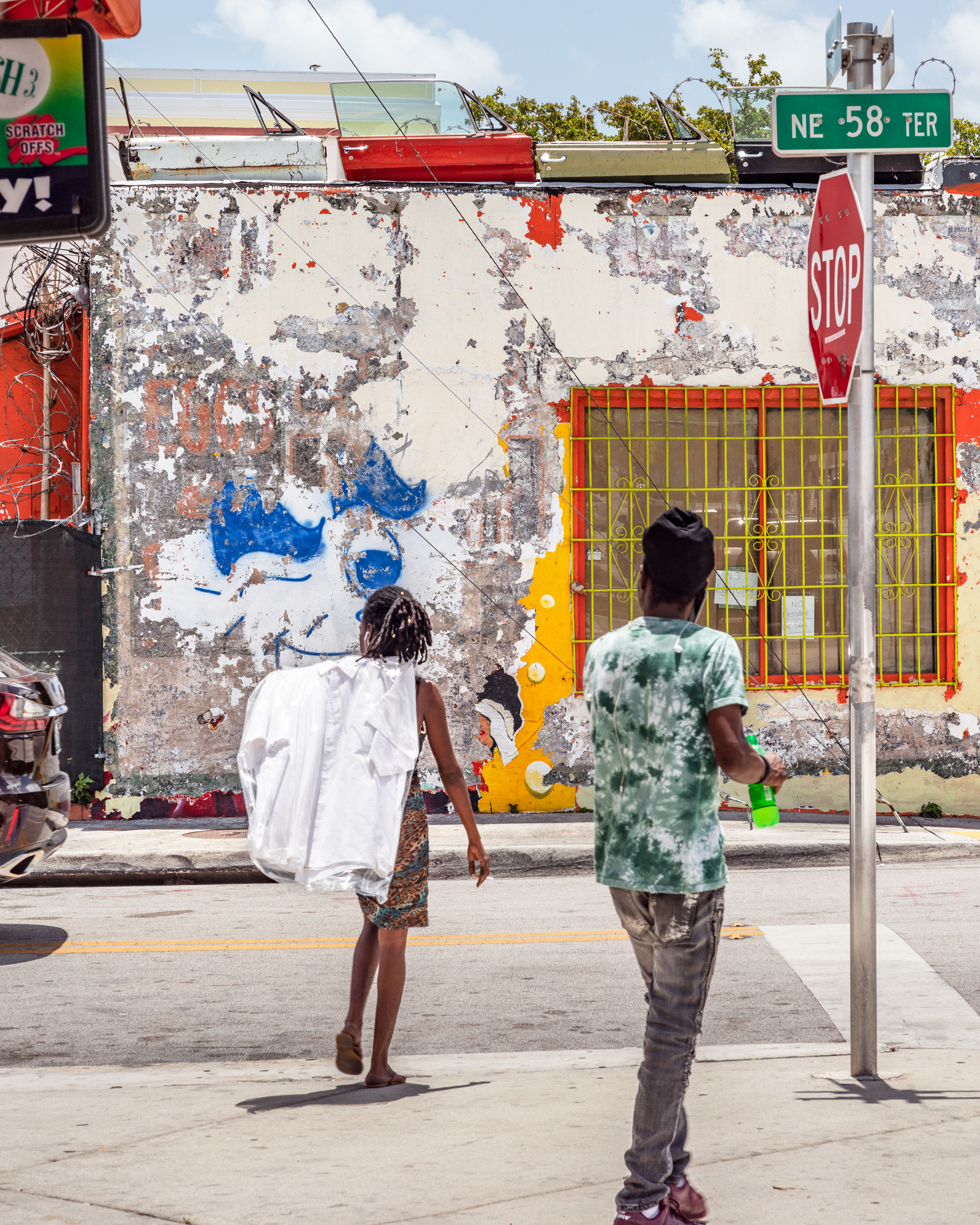 Street Crossing in Little Haiti, 2018. Archival pigment print 40 x 32 inches. Edition of 5.