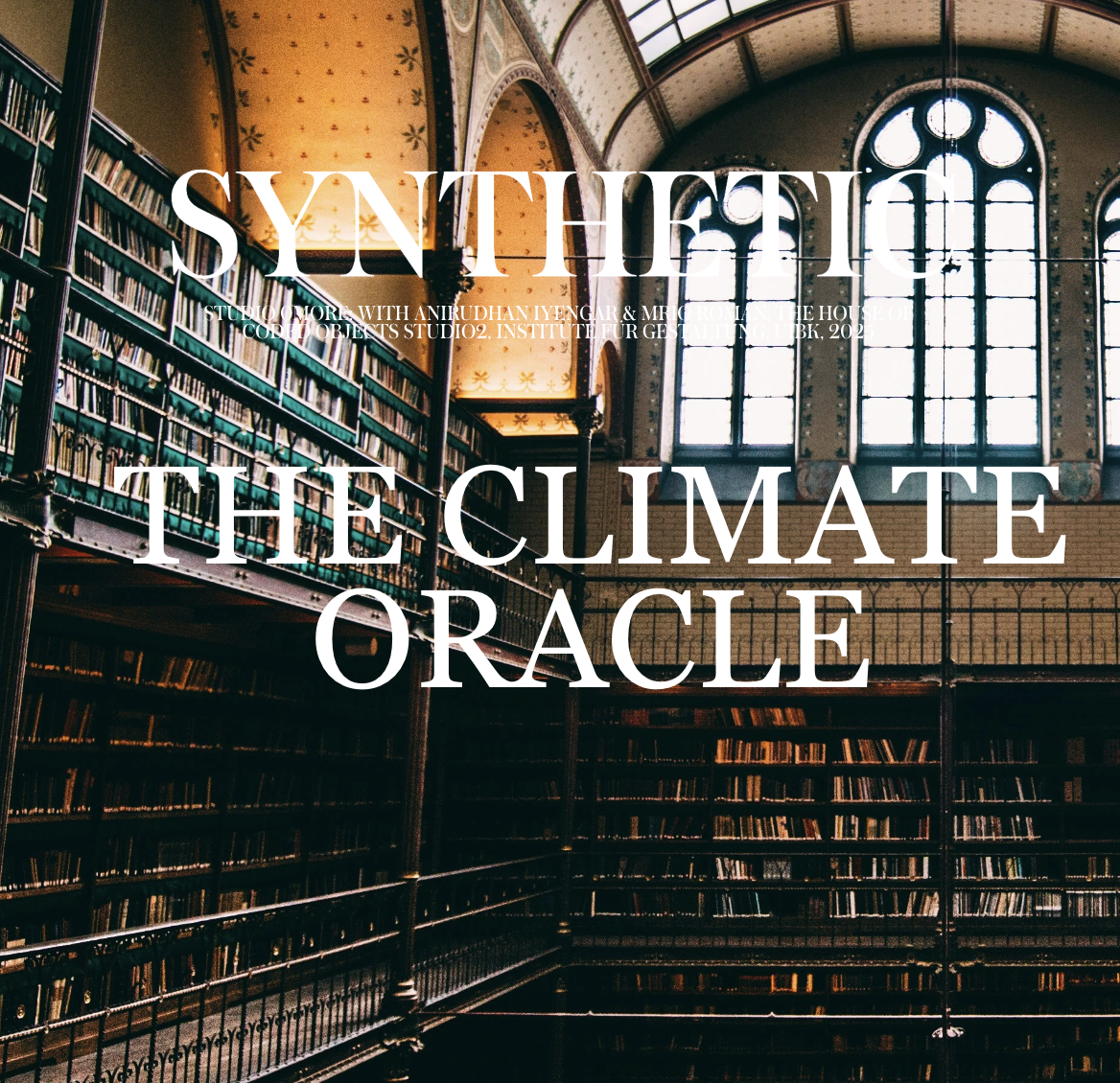 The Climate Oracle