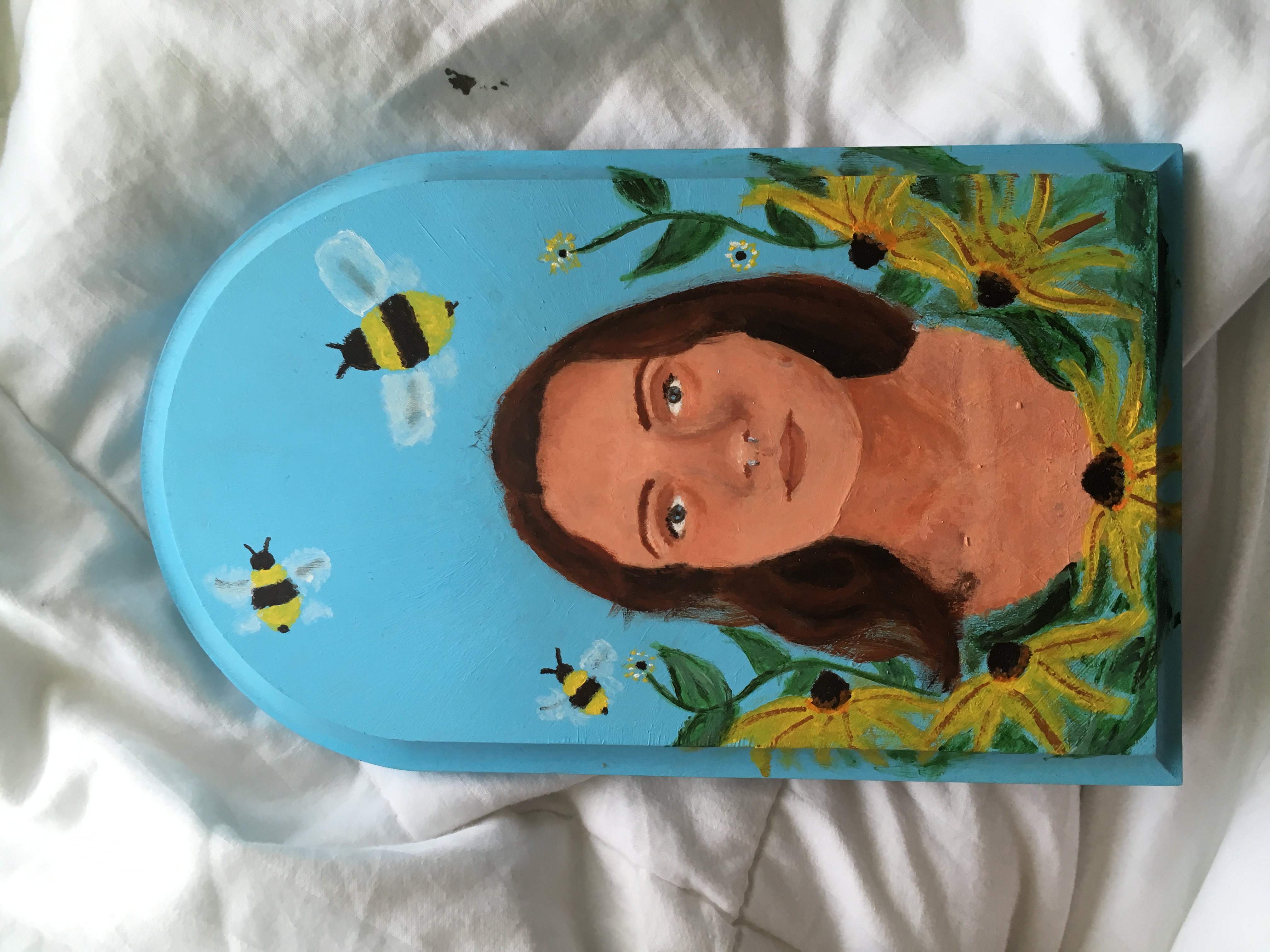 6" x 10" - acrylic paint on panel (2017)