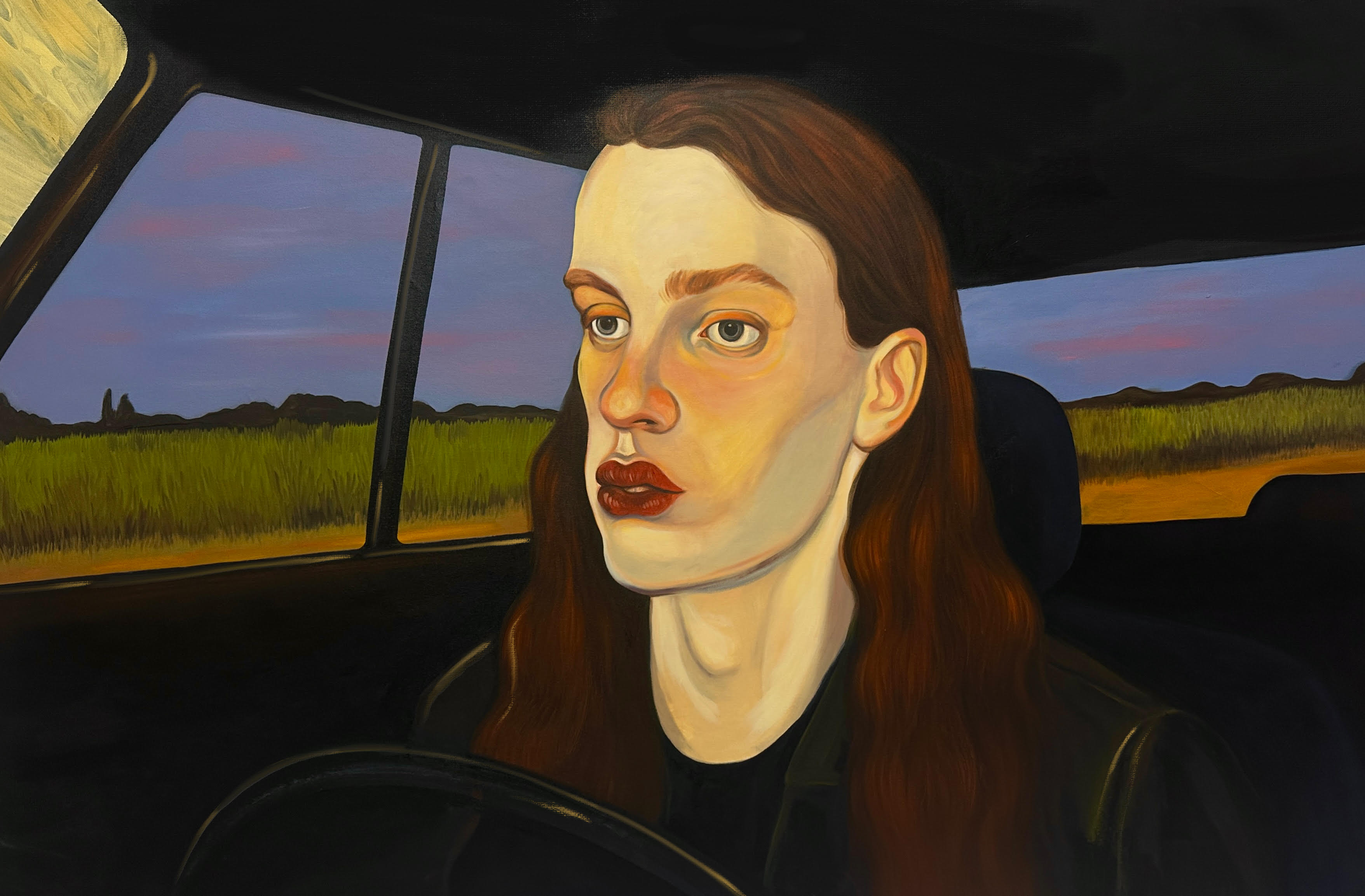 "Mira qu&eacute; luz tan bonita" 120x180cm. Oil on canvas. 2025