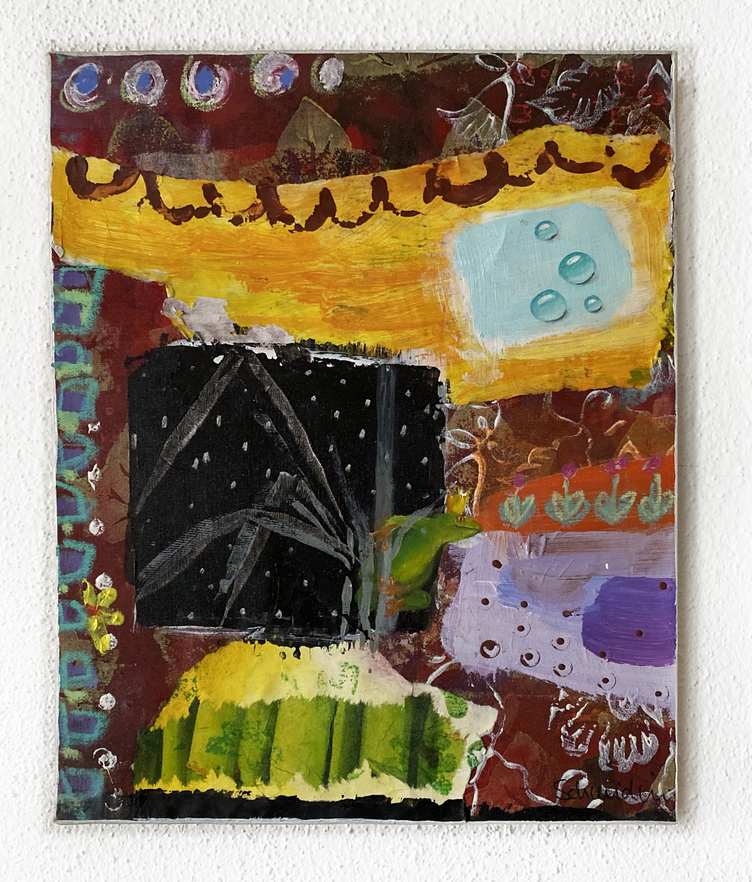 mixed media, 24 x 30cm 