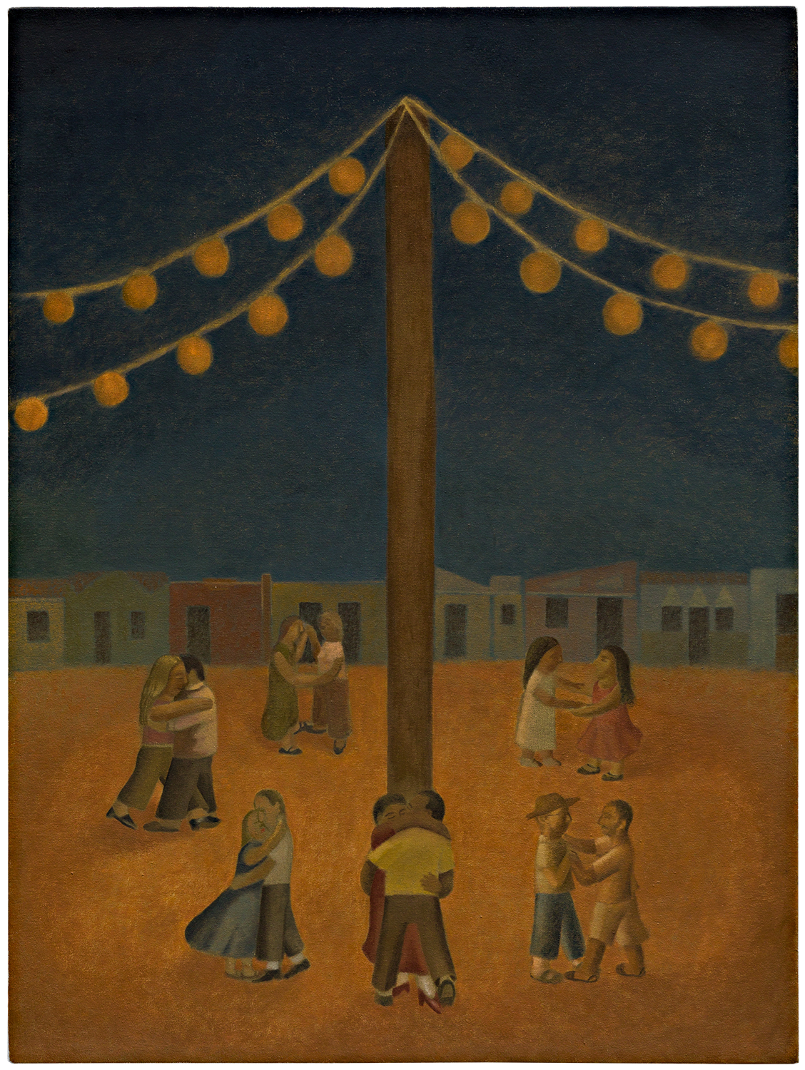 "Forró", 2023, óleo sobre tela