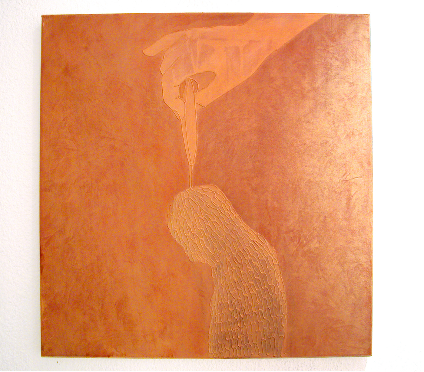 Creator III — 70x70cm, Painting Earthpigments — 600 €