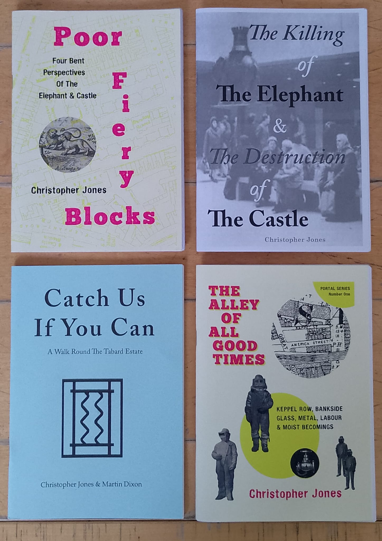 4 zines by Chris Jones