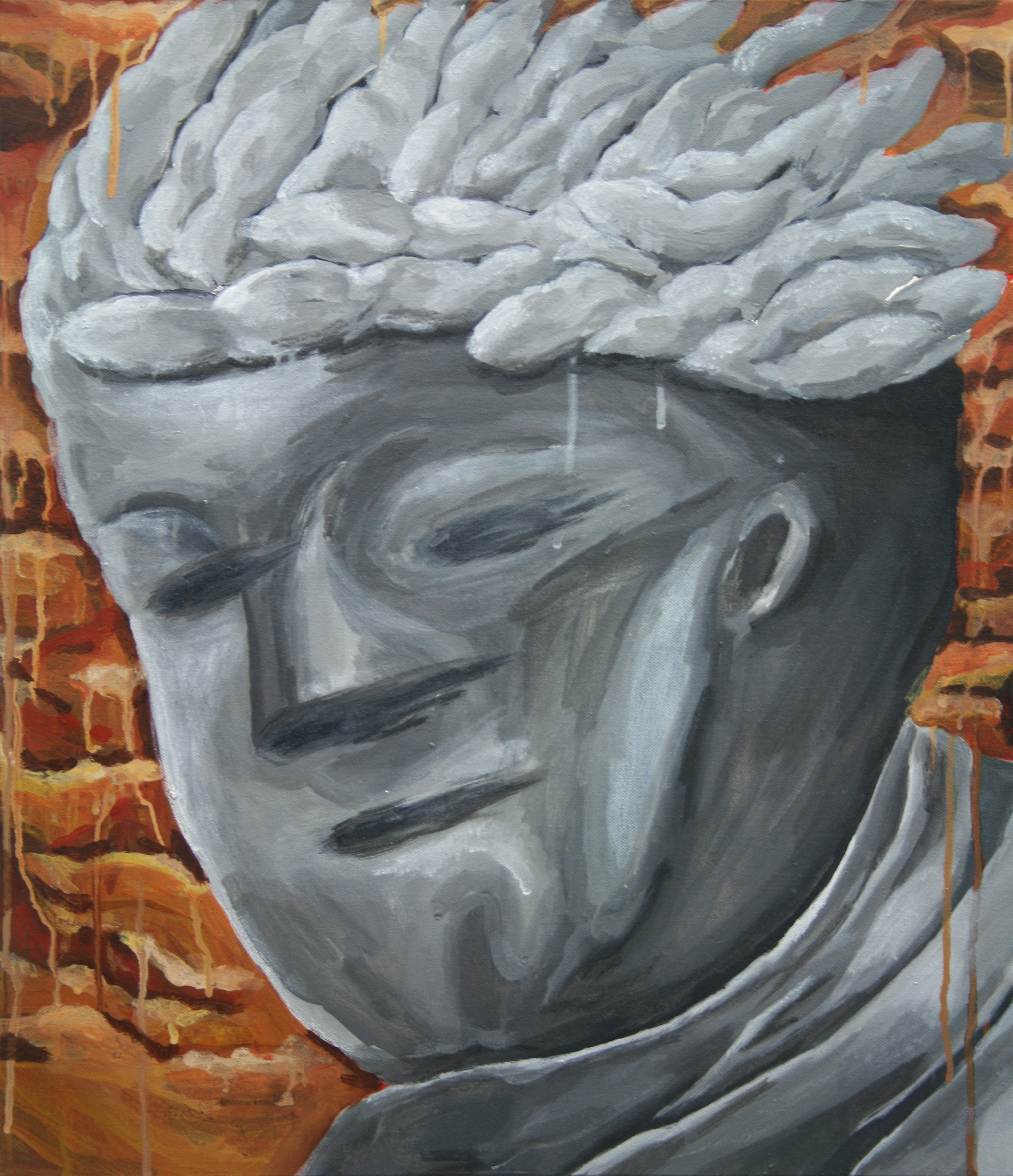 사소한 뿔trivial horn_acrylic on canvas_53.0x45.5cm_2015