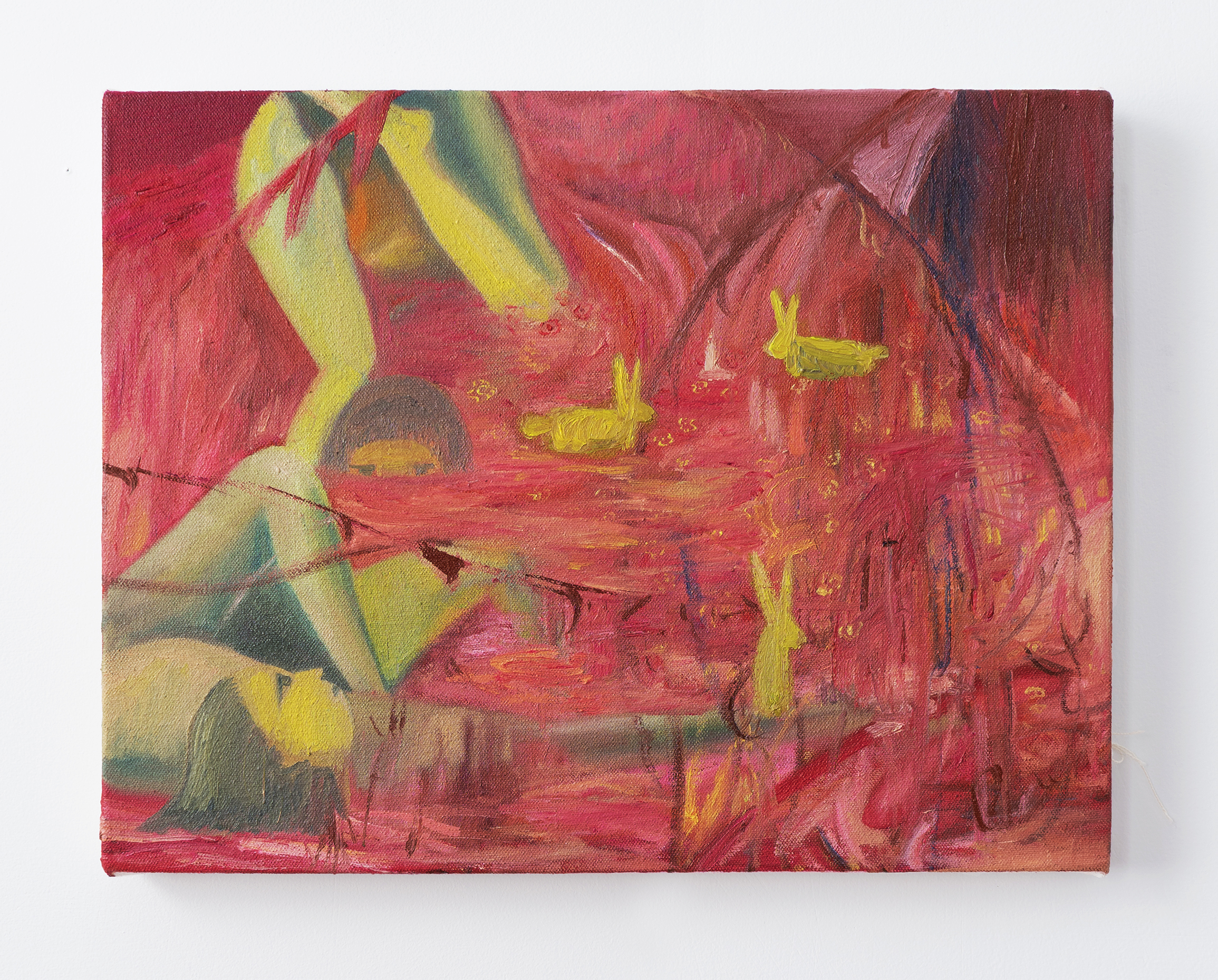 Disconnected Thoughts, 2022, oil on canvas, 11 x 14 IN