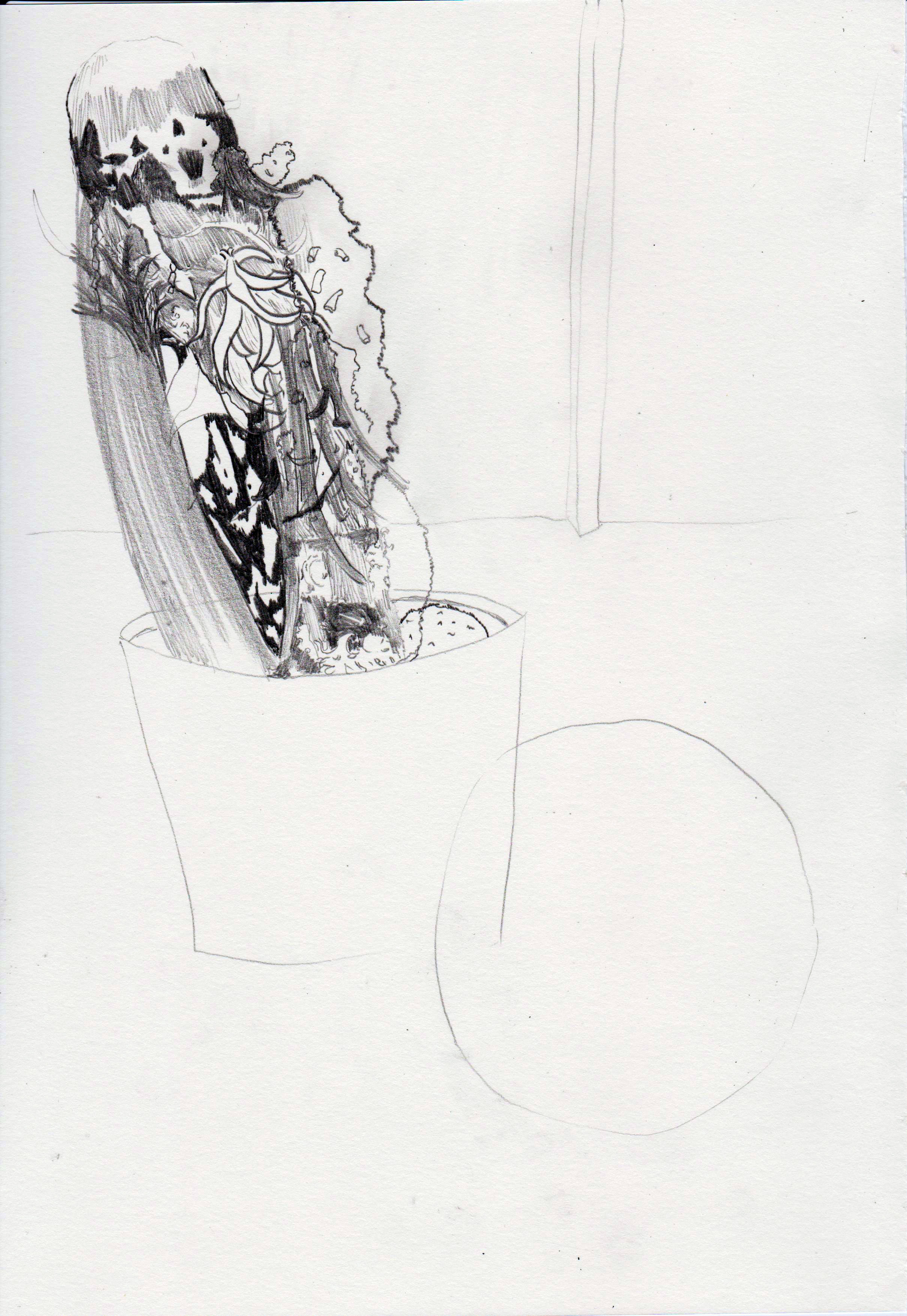 "Untitled", 2017. Pencil on paper, 29,7 x 21 cm