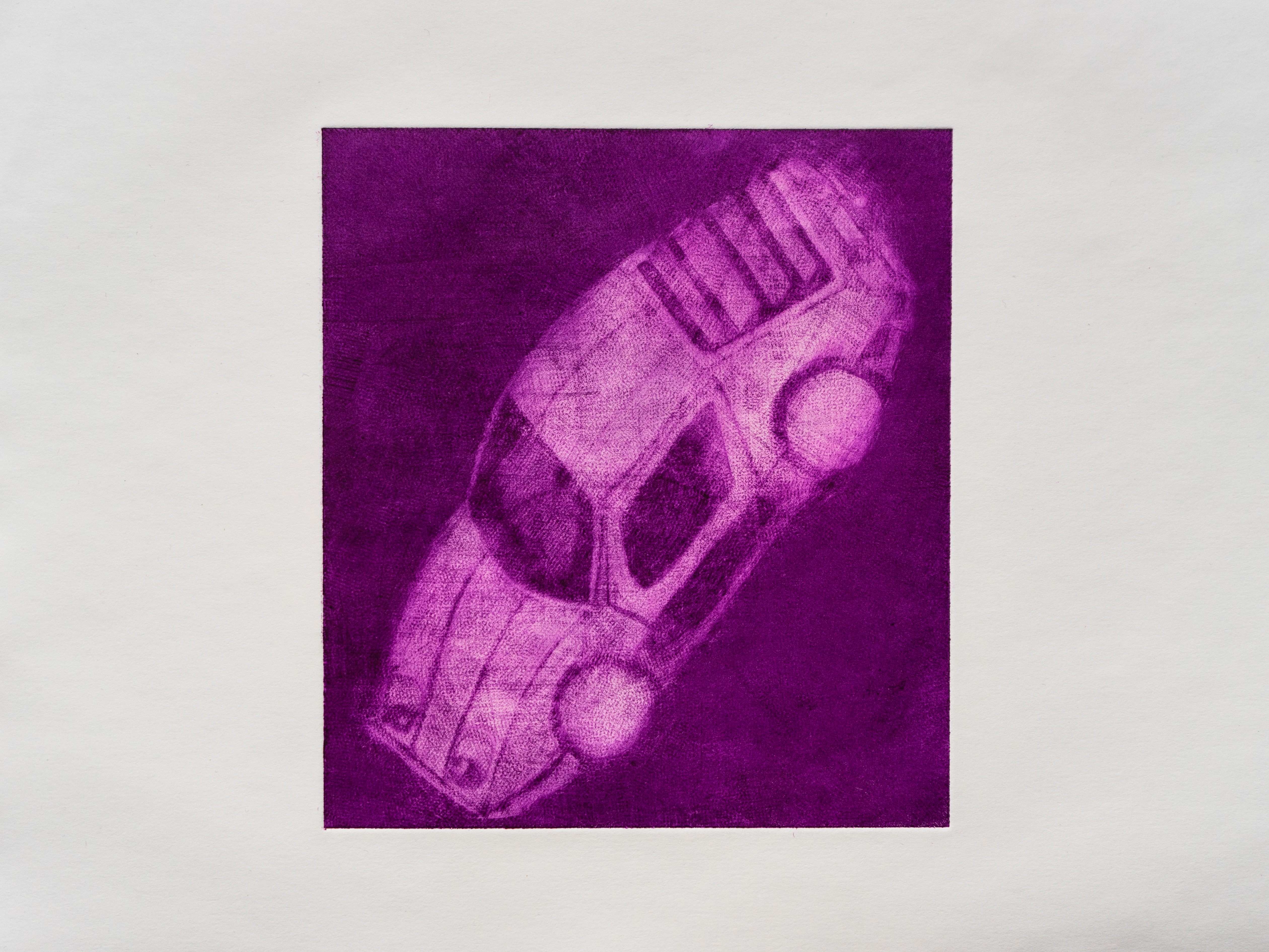 Paris-Dakar / mezzotinta / A4 / 2024