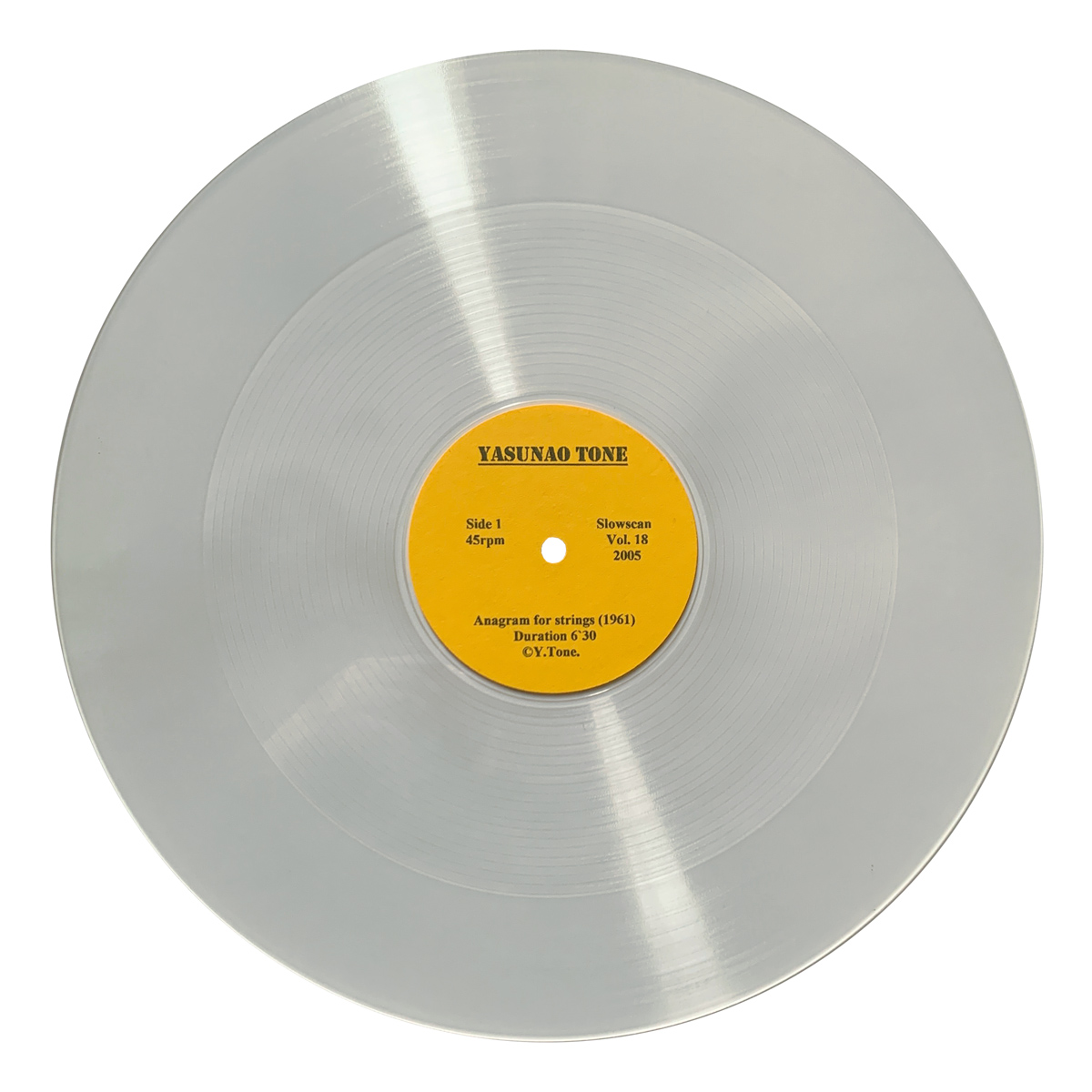 Slowscan Vol.18 Yasunao Tone - Anagram for strings; Geography & Music Malcolm Goldstein | Takehisa Kosugi | David Tudor | John Cage | Martin Kalve