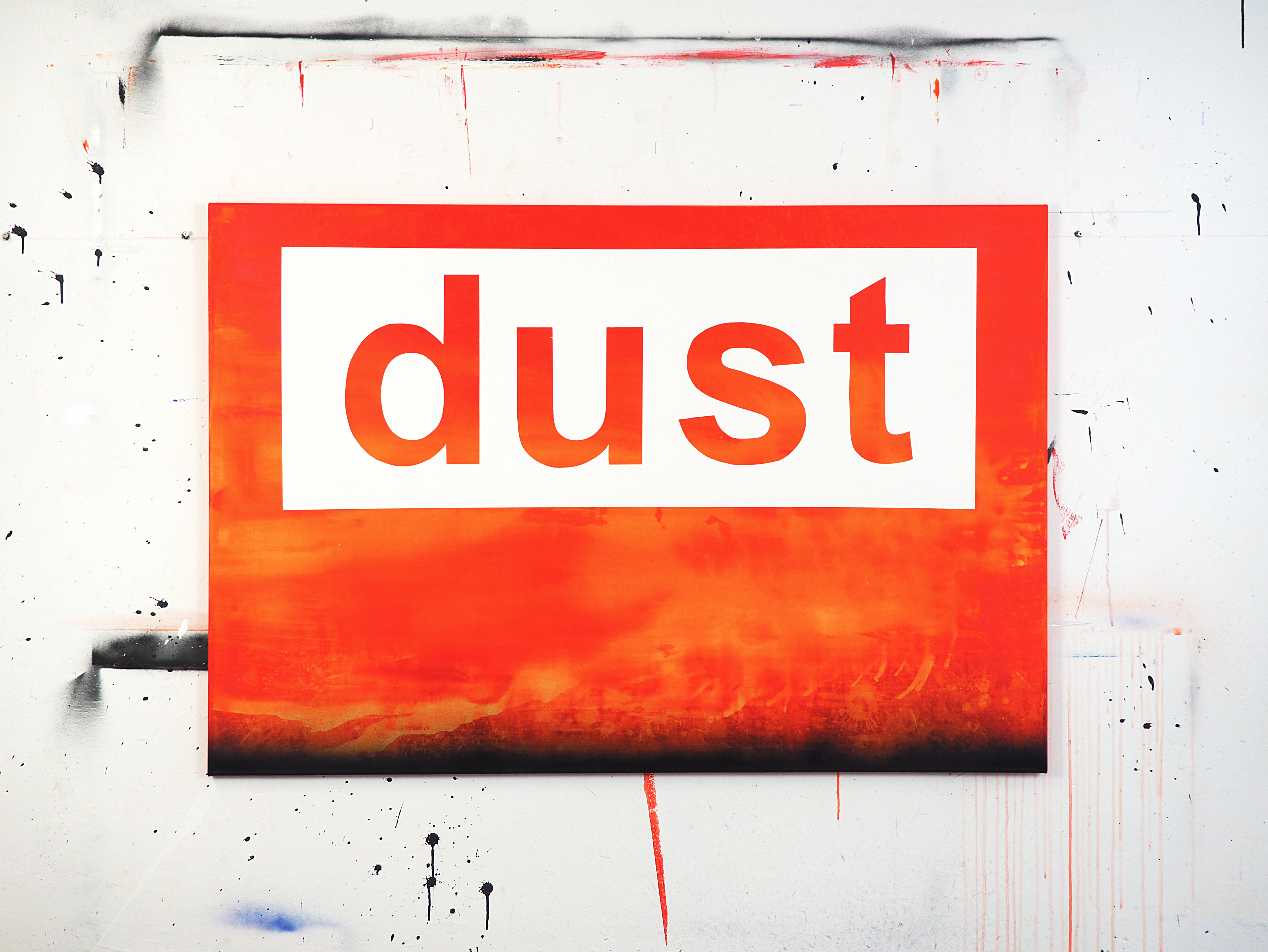 Swann Ronne - Painting - Dust [Orange]