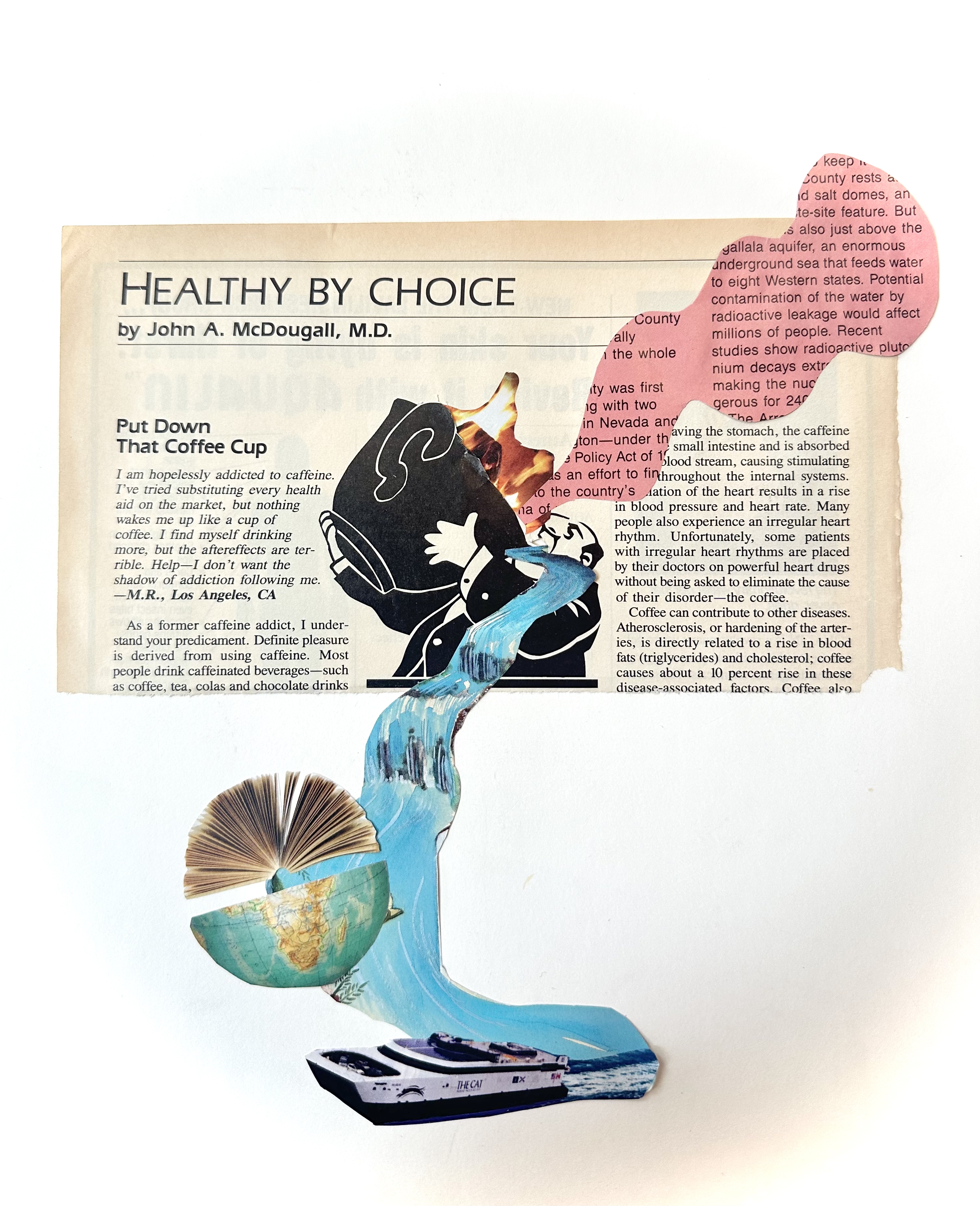 火，水，烟，和地球(2024, 11in x 14in)