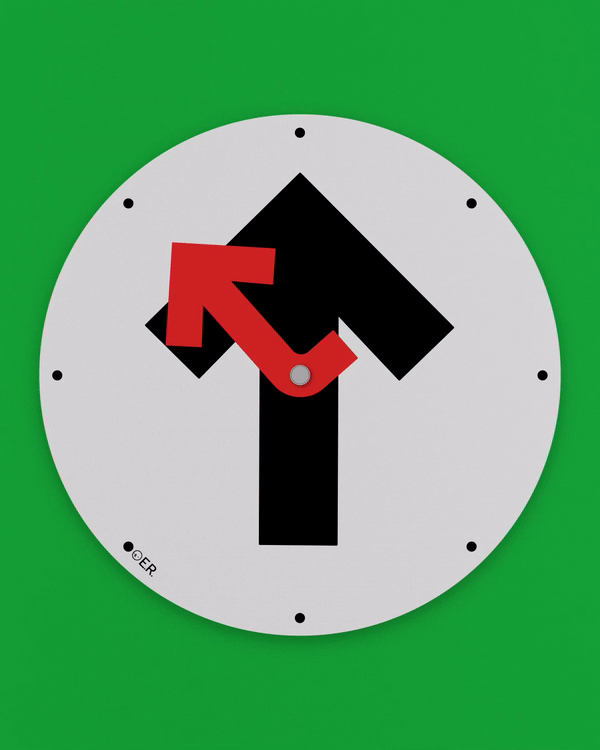 subway arrow clock. ✶2023