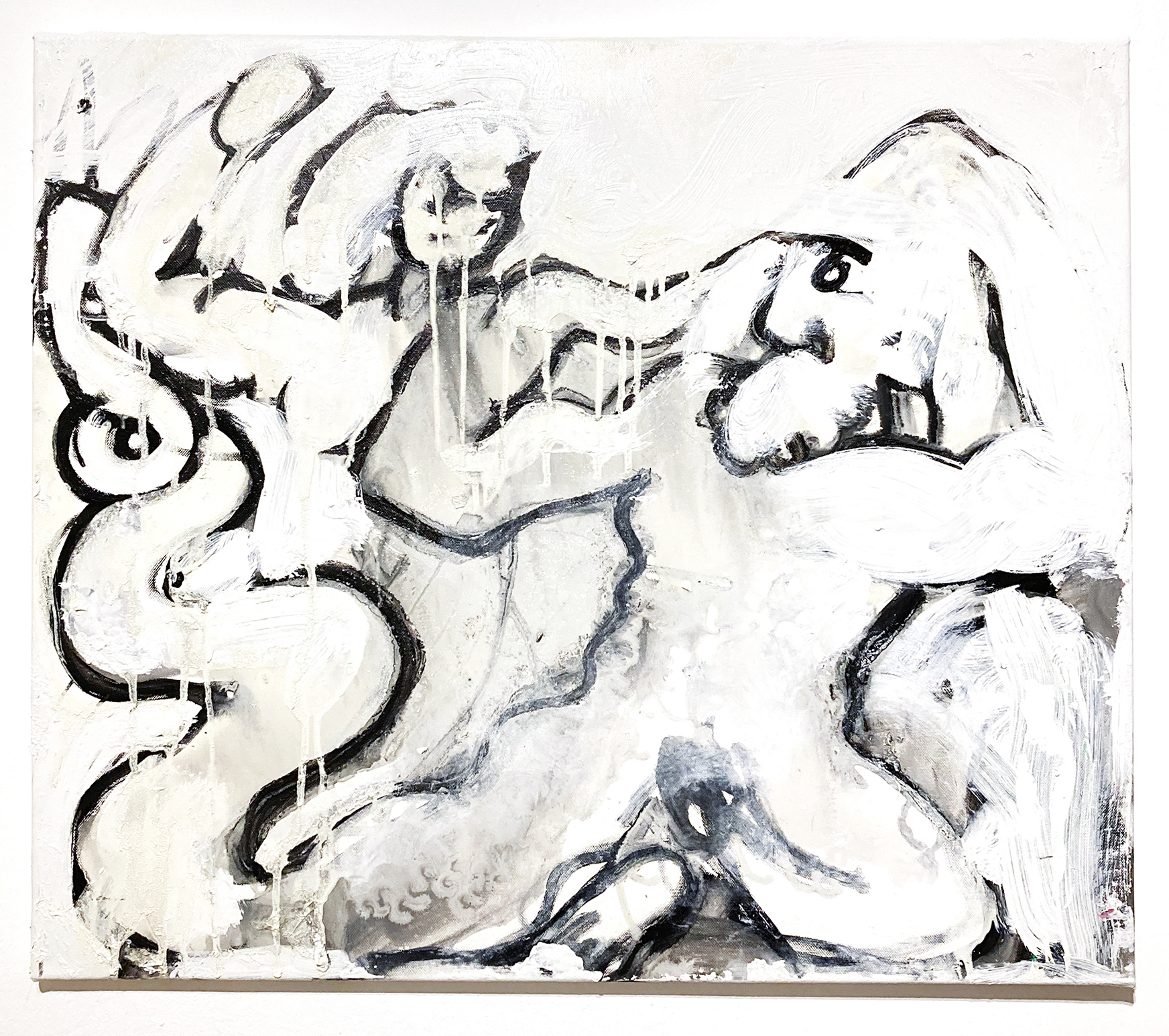 Genu Berlo, Untitled, 2022, oil on canvas, 70x50 cm
