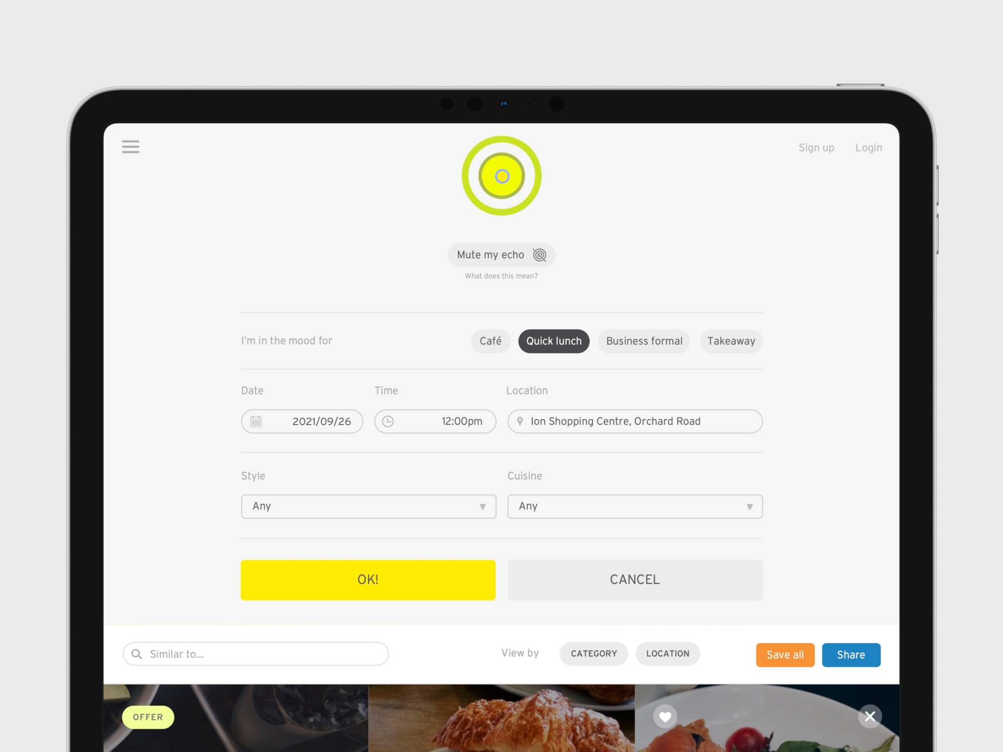 Maya taste recommendation platform